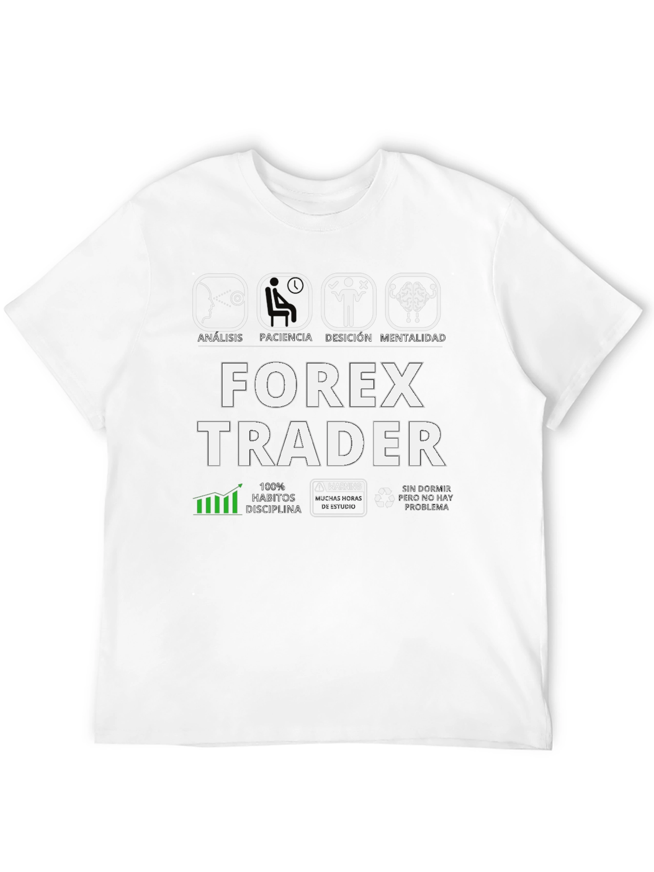 Forex Trader Graphic Tee - Analysis Patience Decision