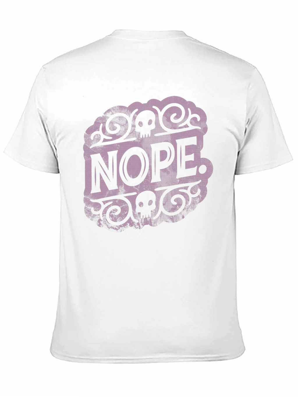 Nope Graphic T-Shirt - Skull Design