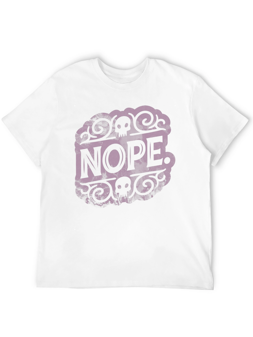 Nope Graphic T-Shirt - Skull Design