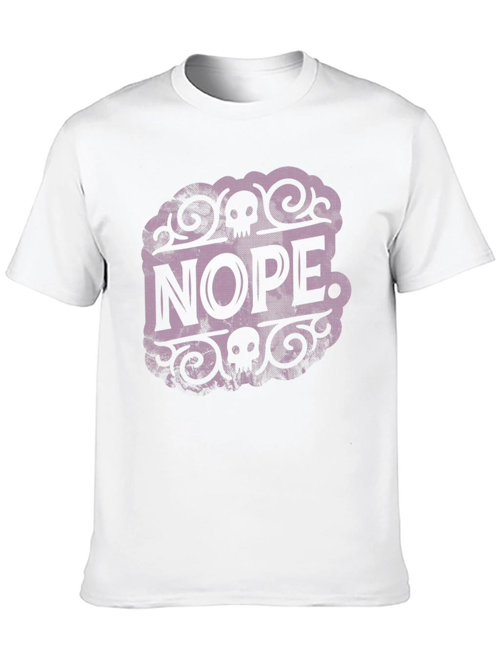 Nope Graphic T-Shirt - Skull Design