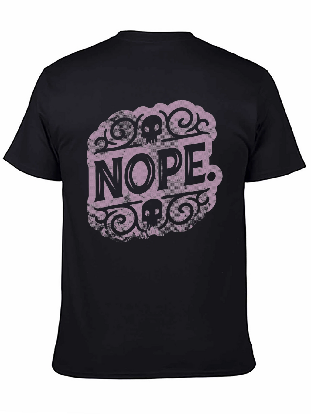 Nope Graphic T-Shirt - Skull Design