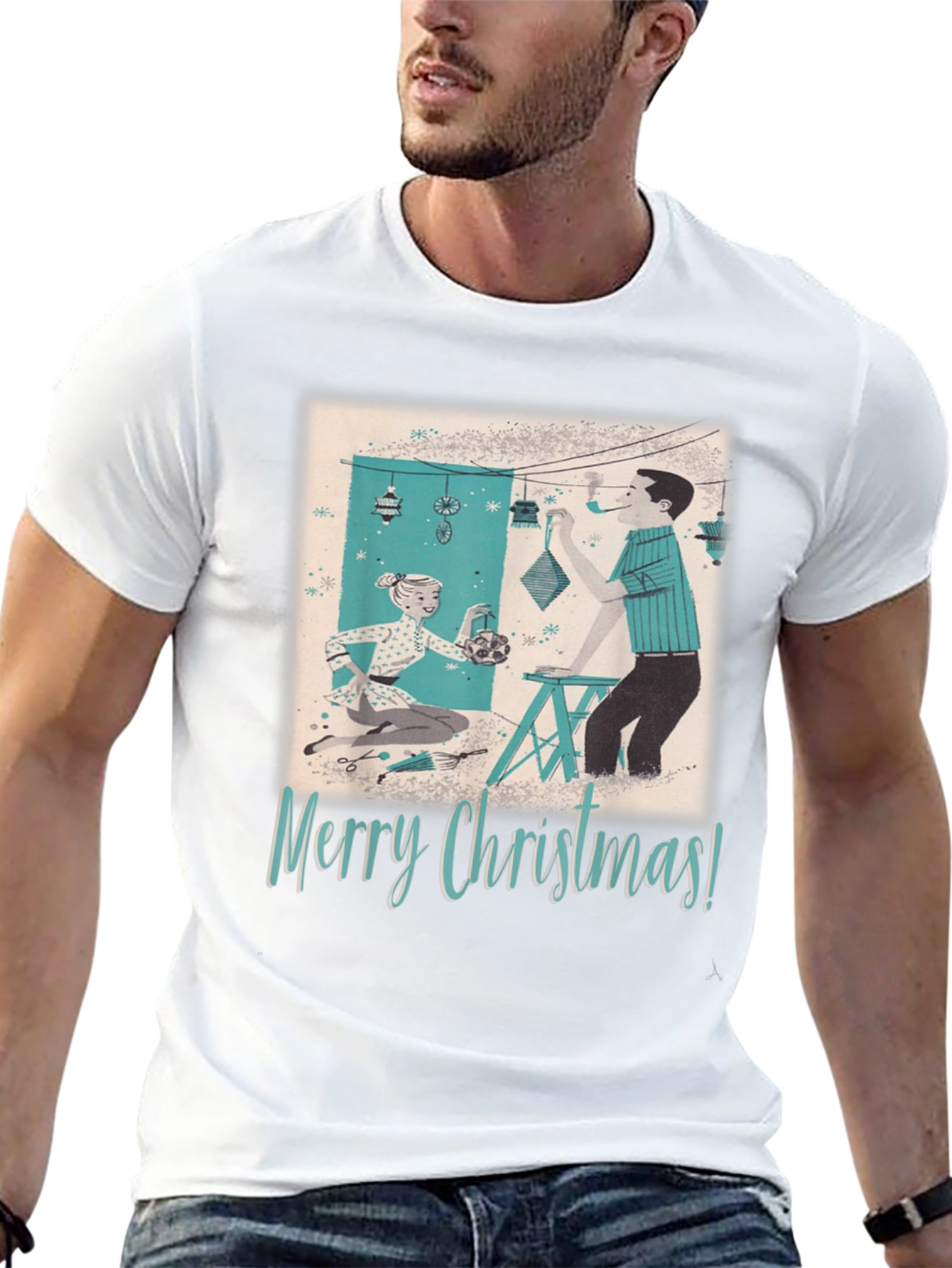 Retro Merry Christmas T-Shirt