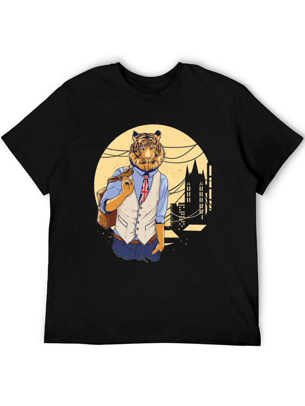 Tiger Man Graphic T-Shirt
