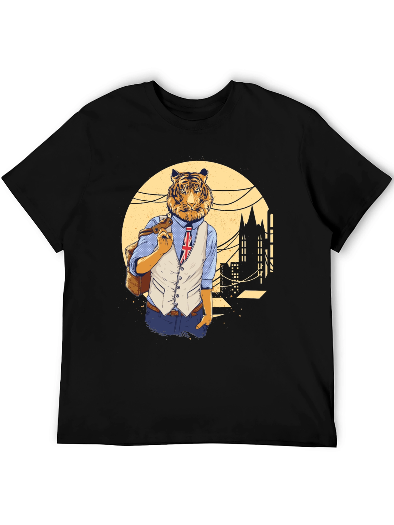 Tiger Man Graphic T-Shirt