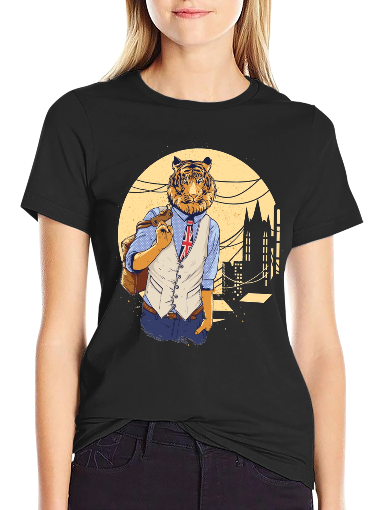 Tiger Man Graphic T-Shirt