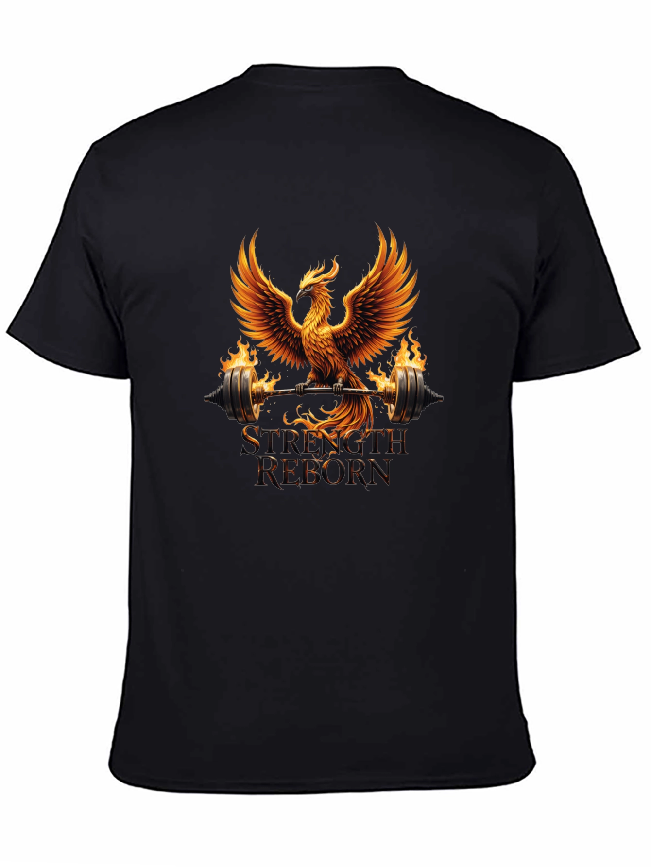 Strength Reborn Phoenix Graphic T-Shirt