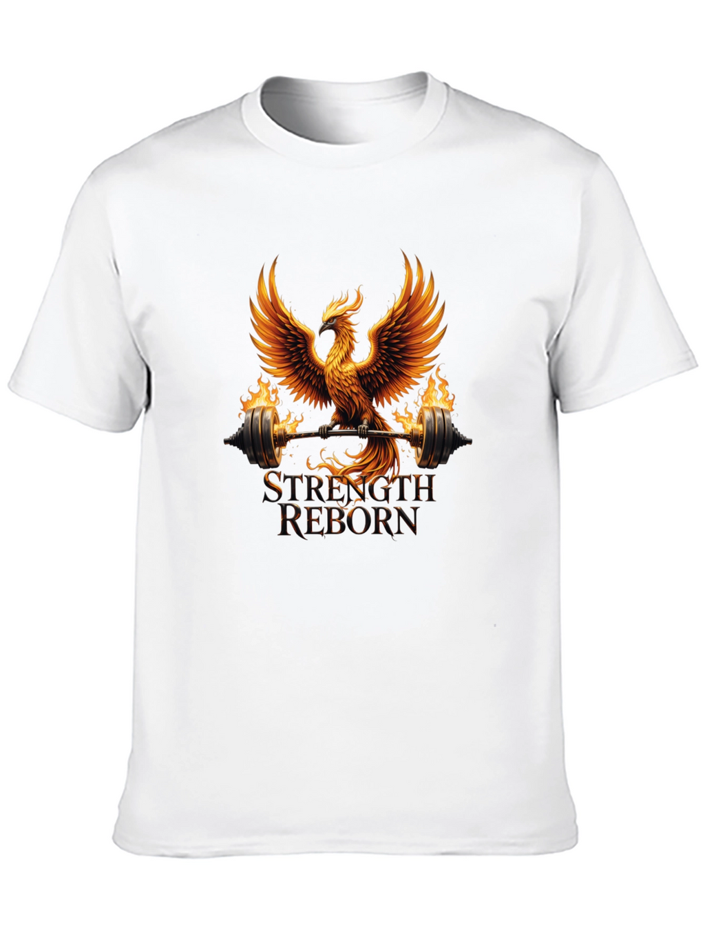 Strength Reborn Phoenix Graphic T-Shirt