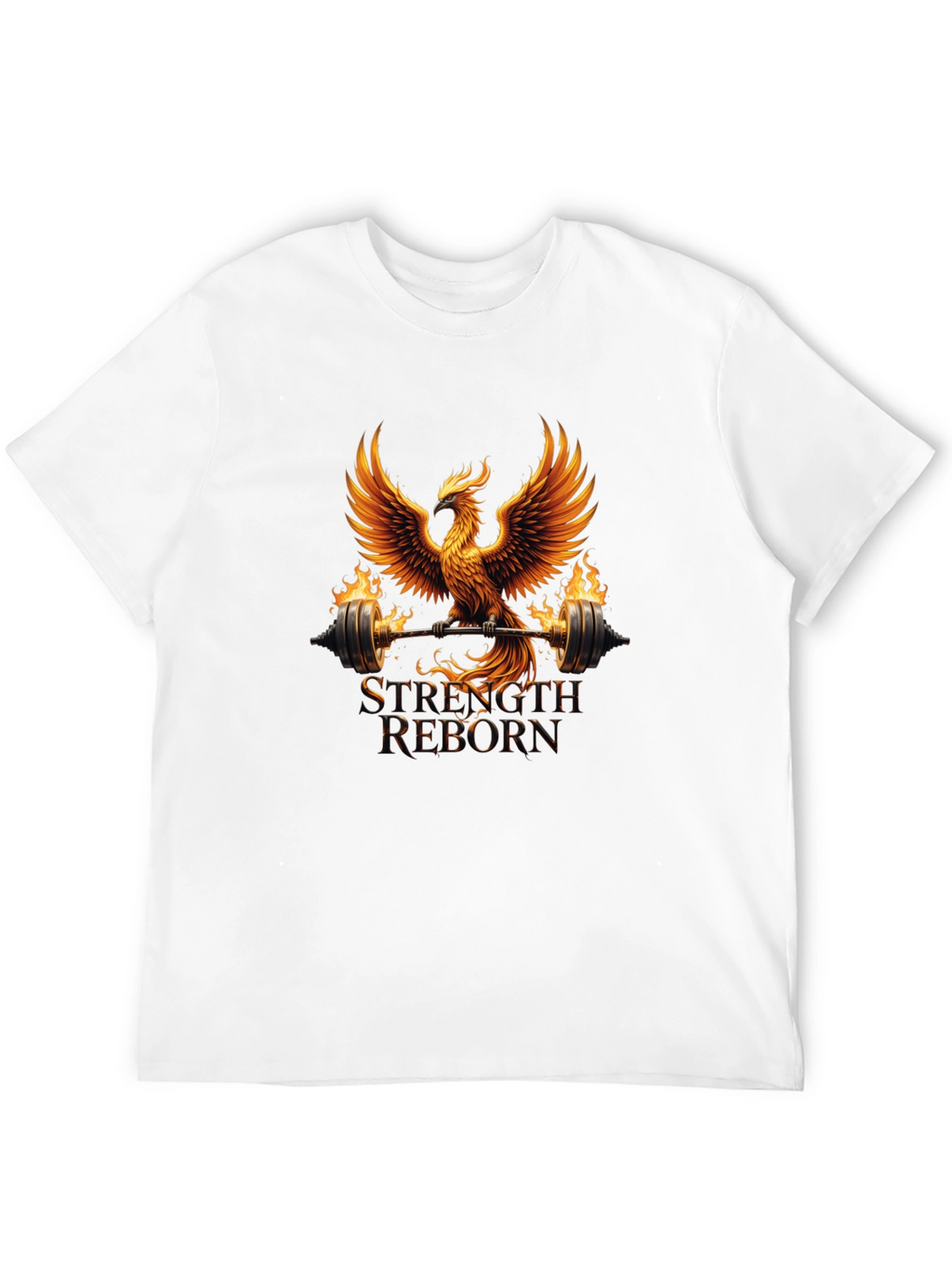 Strength Reborn Phoenix Graphic T-Shirt