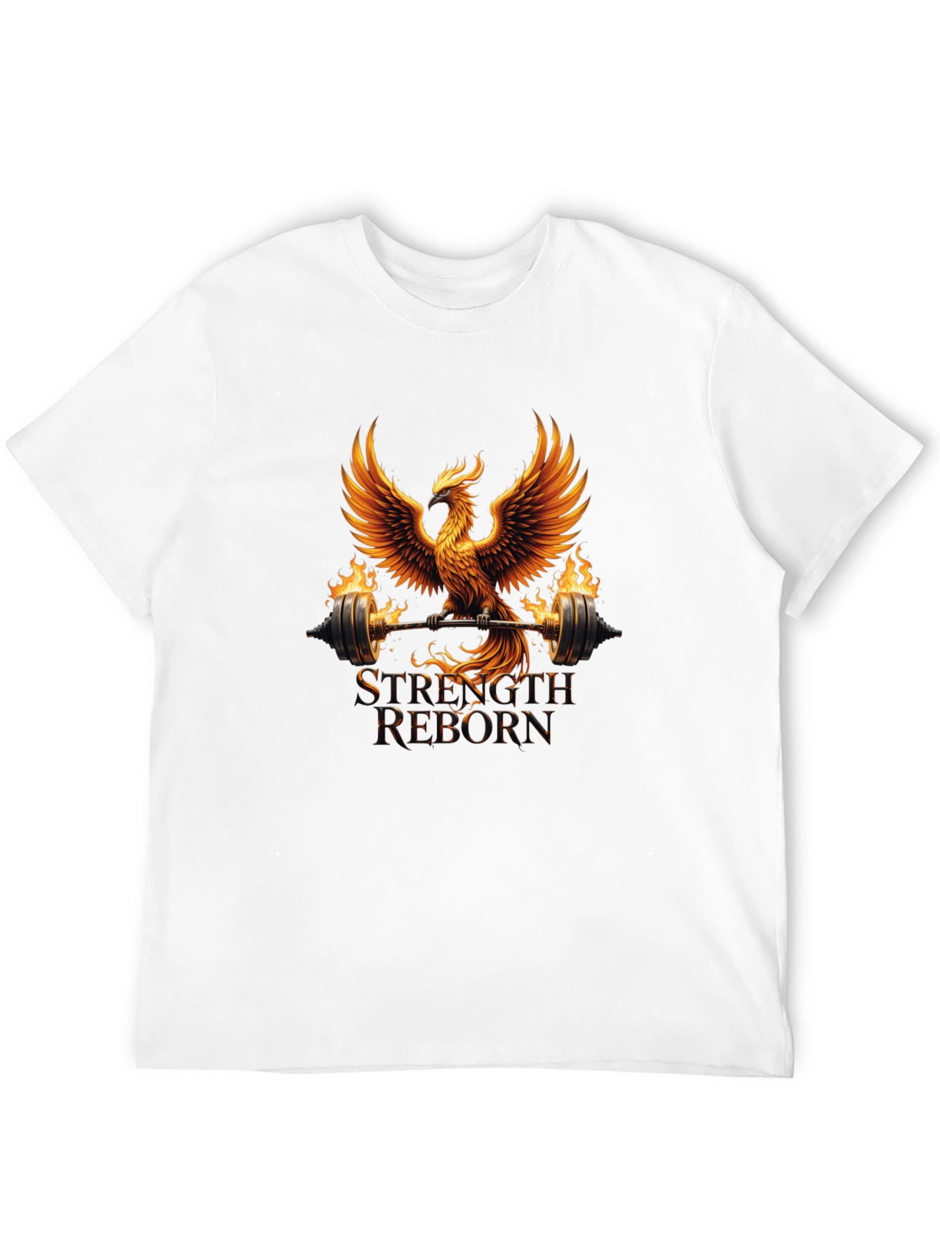 Strength Reborn Phoenix Graphic T-Shirt