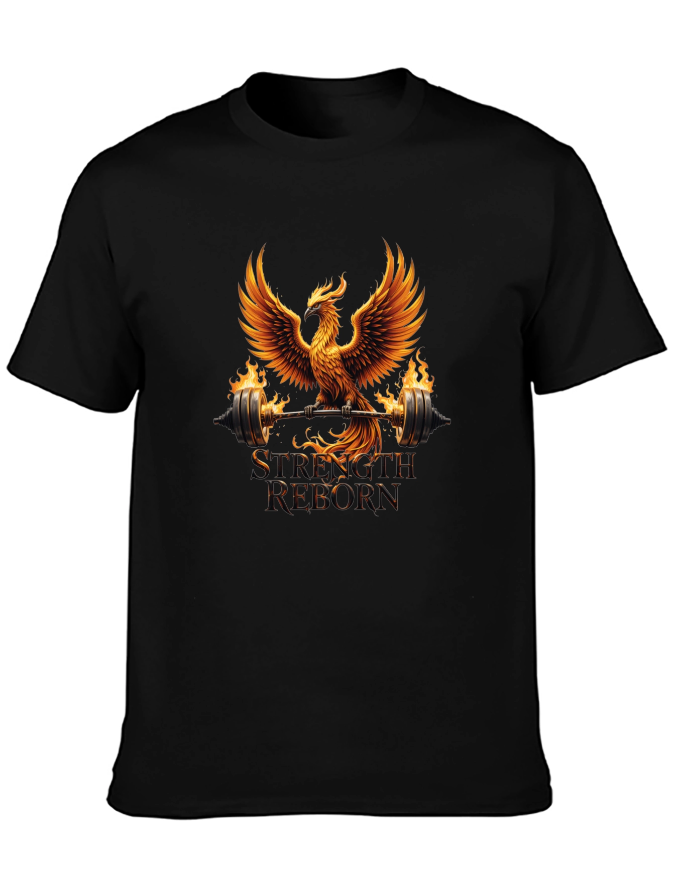 Strength Reborn Phoenix Graphic T-Shirt