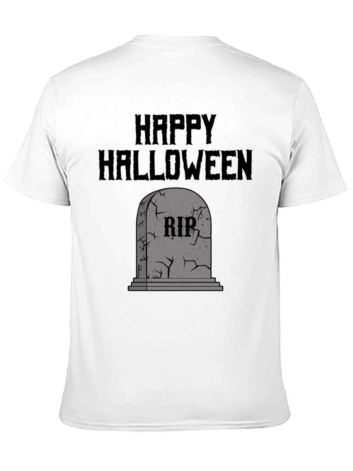 Happy Halloween RIP Tombstone Graphic Tee
