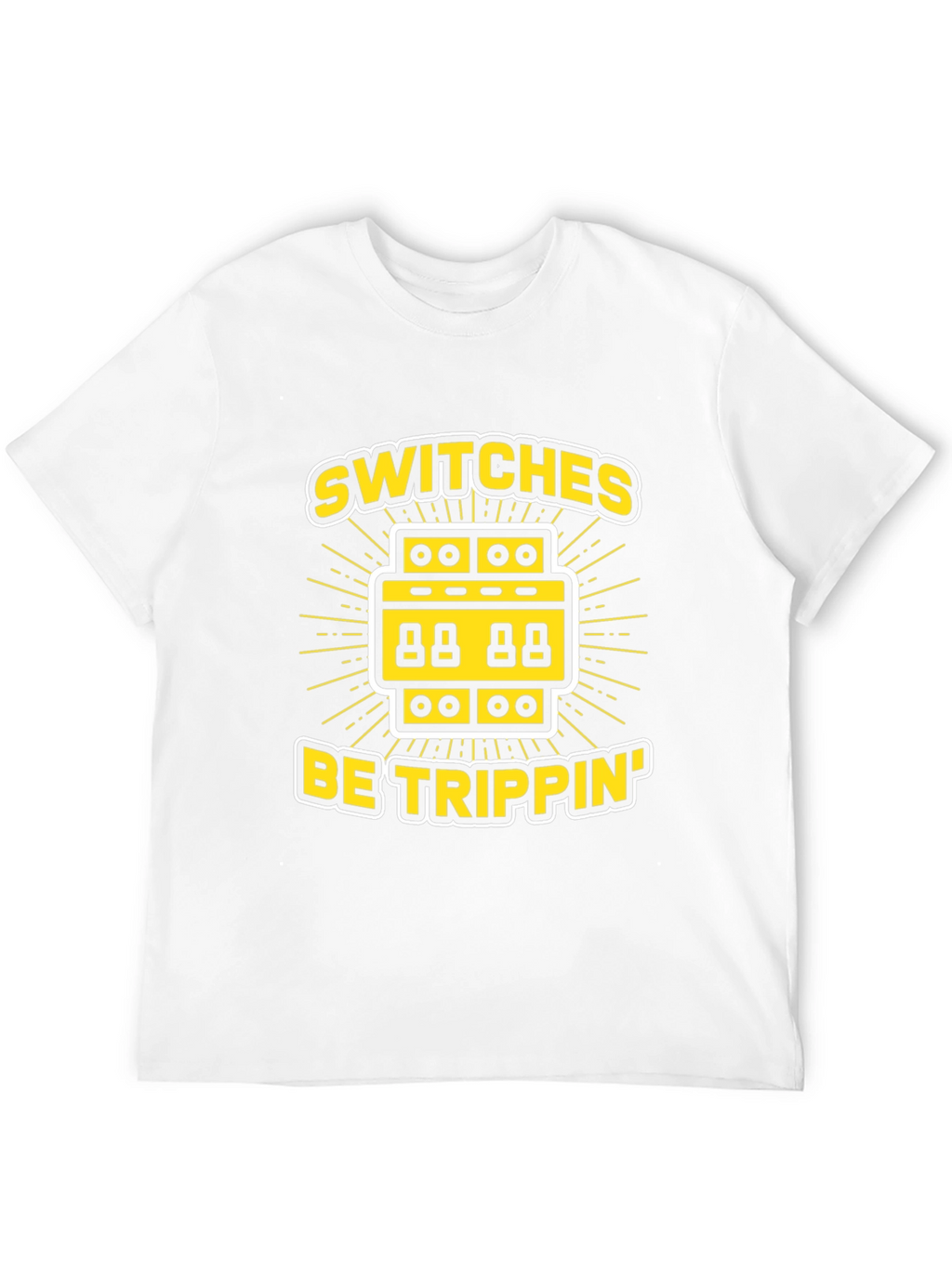 Switches Be Trippin Black Graphic T-Shirt