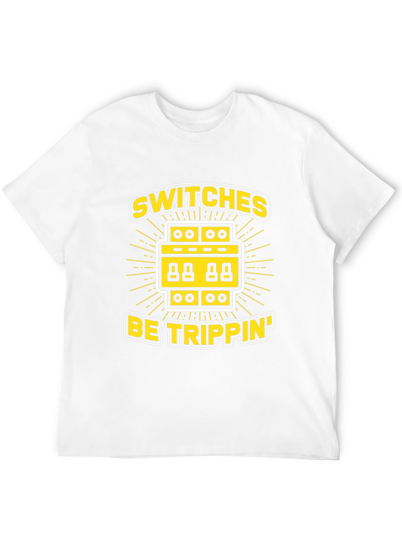 Switches Be Trippin Black Graphic T-Shirt