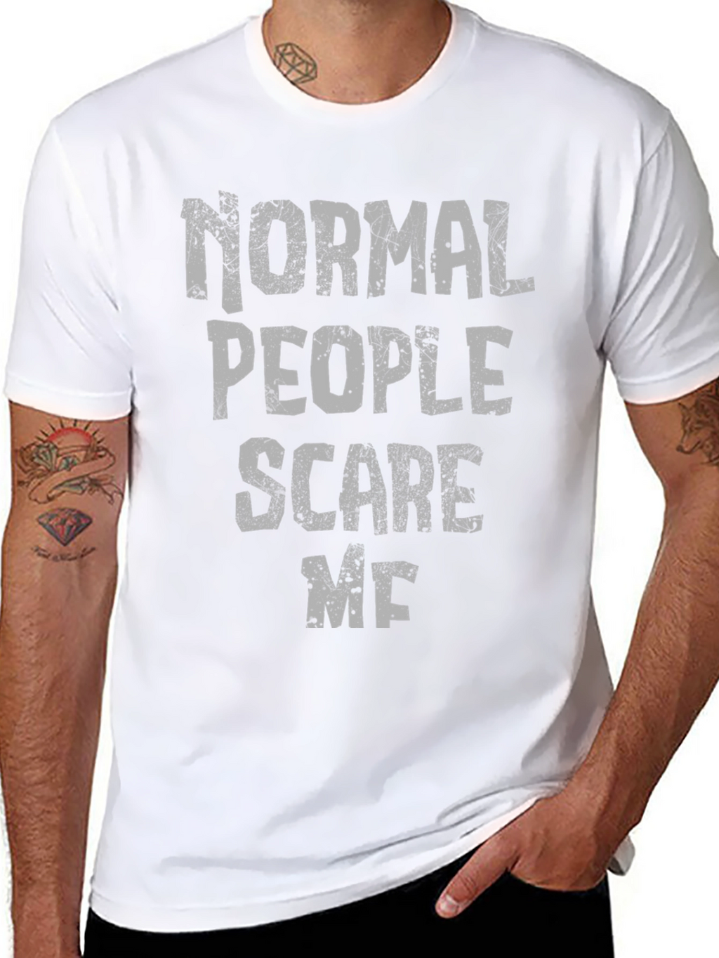 Normal People Scare Me Graphic Tee
