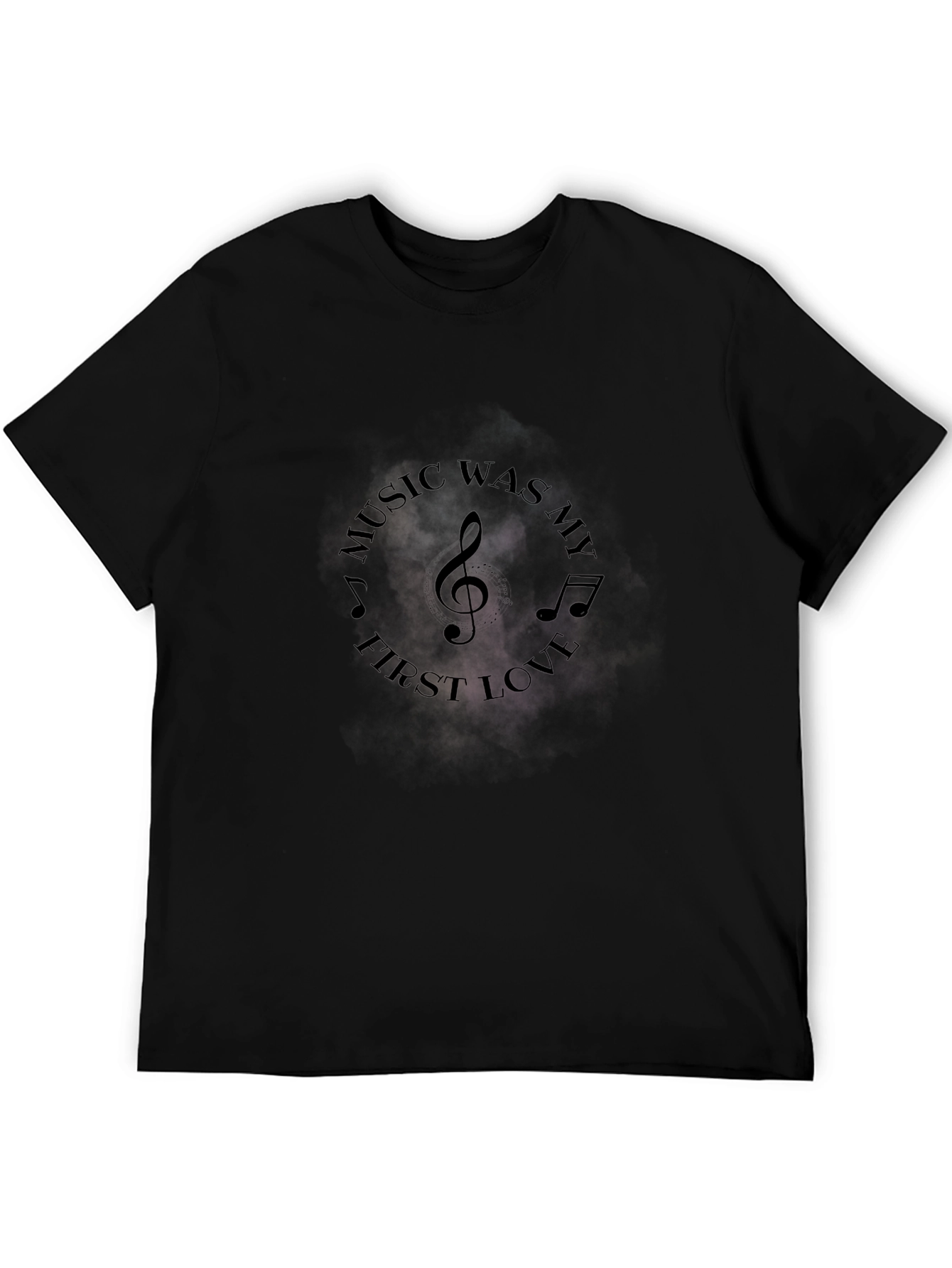 Music is My First Love - Black T-Shirt