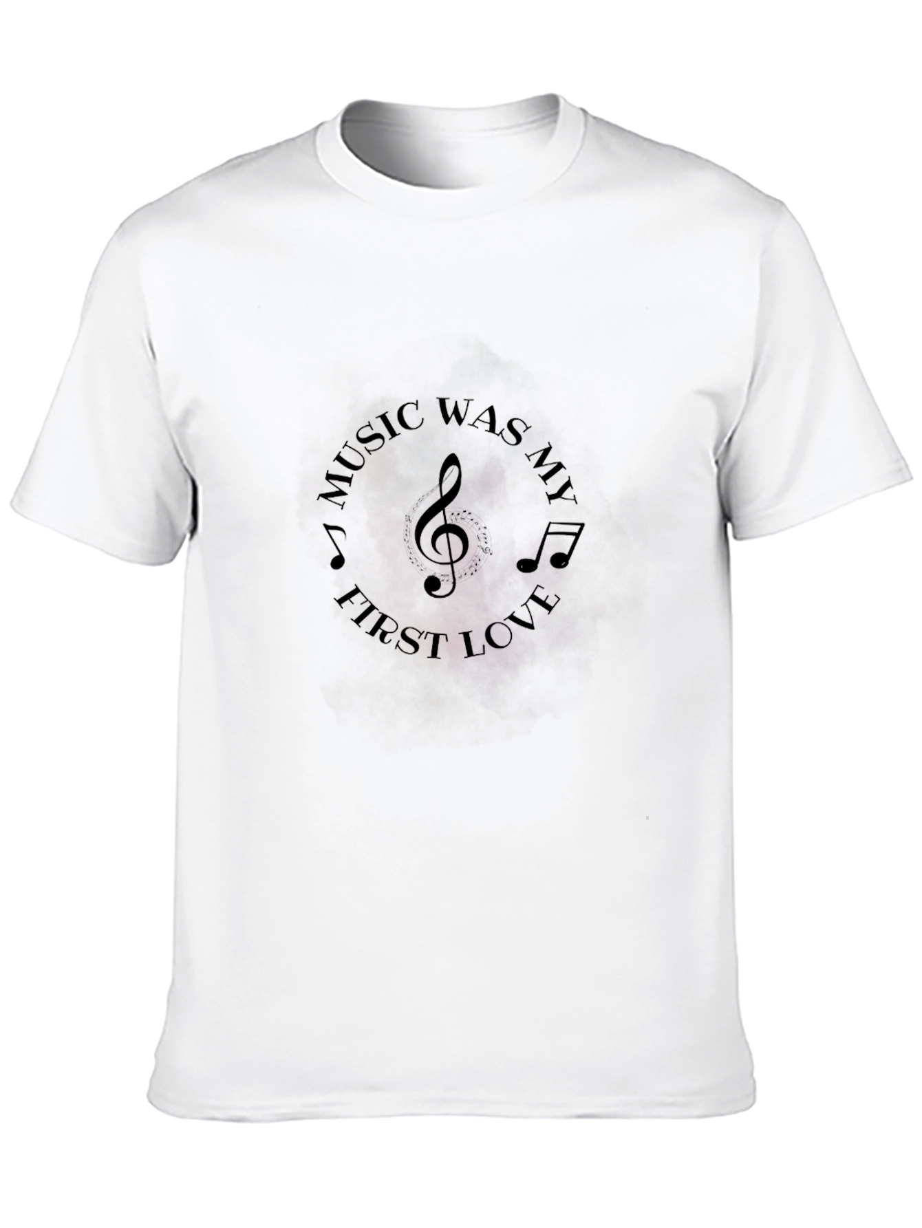 Music is My First Love - Black T-Shirt