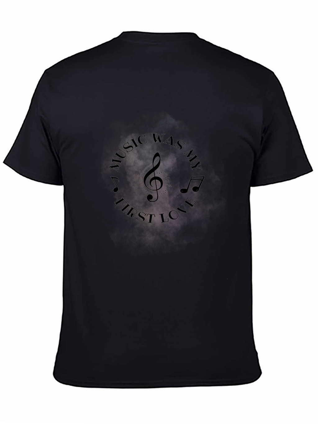 Music is My First Love - Black T-Shirt