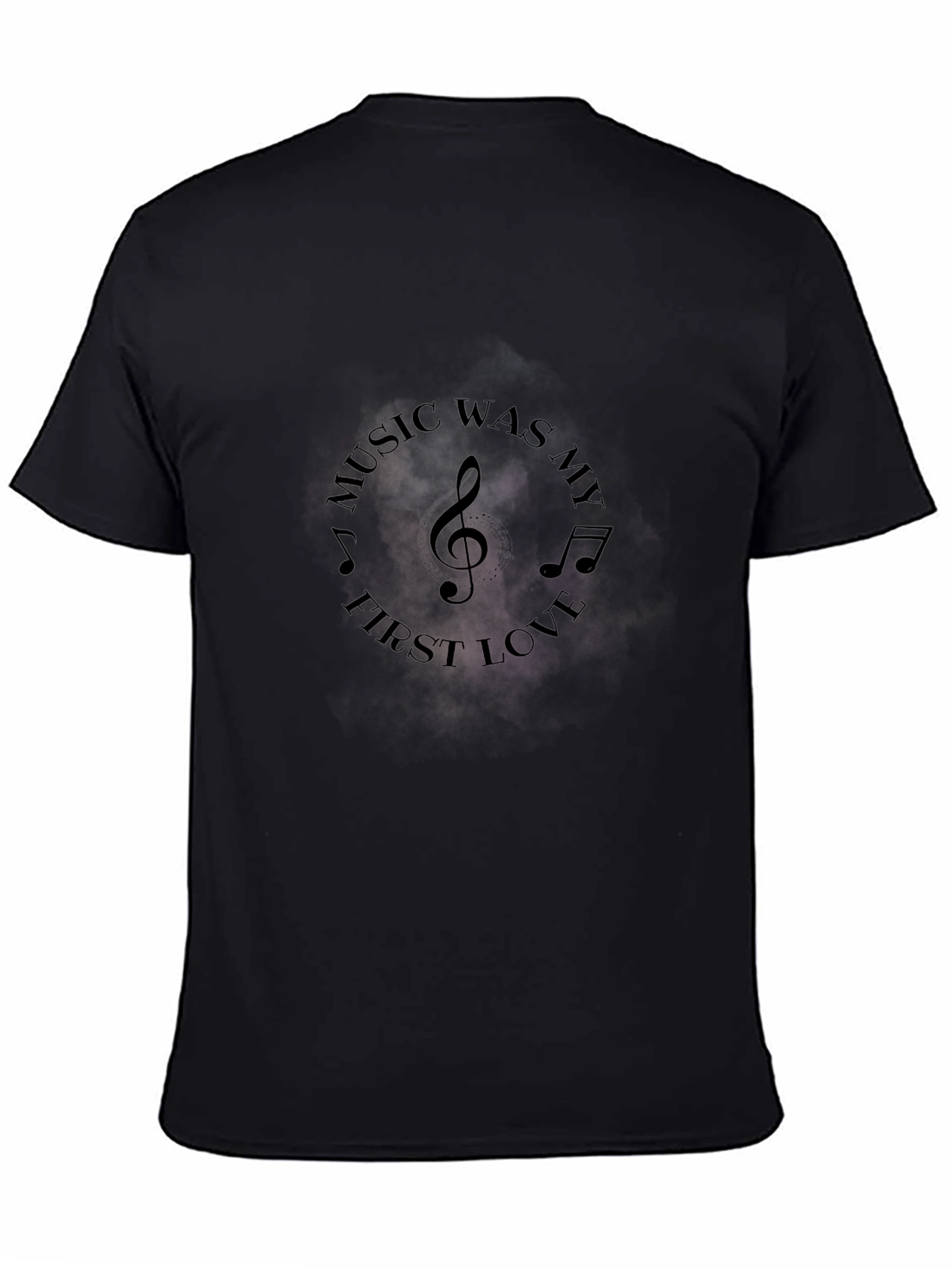 Music is My First Love - Black T-Shirt
