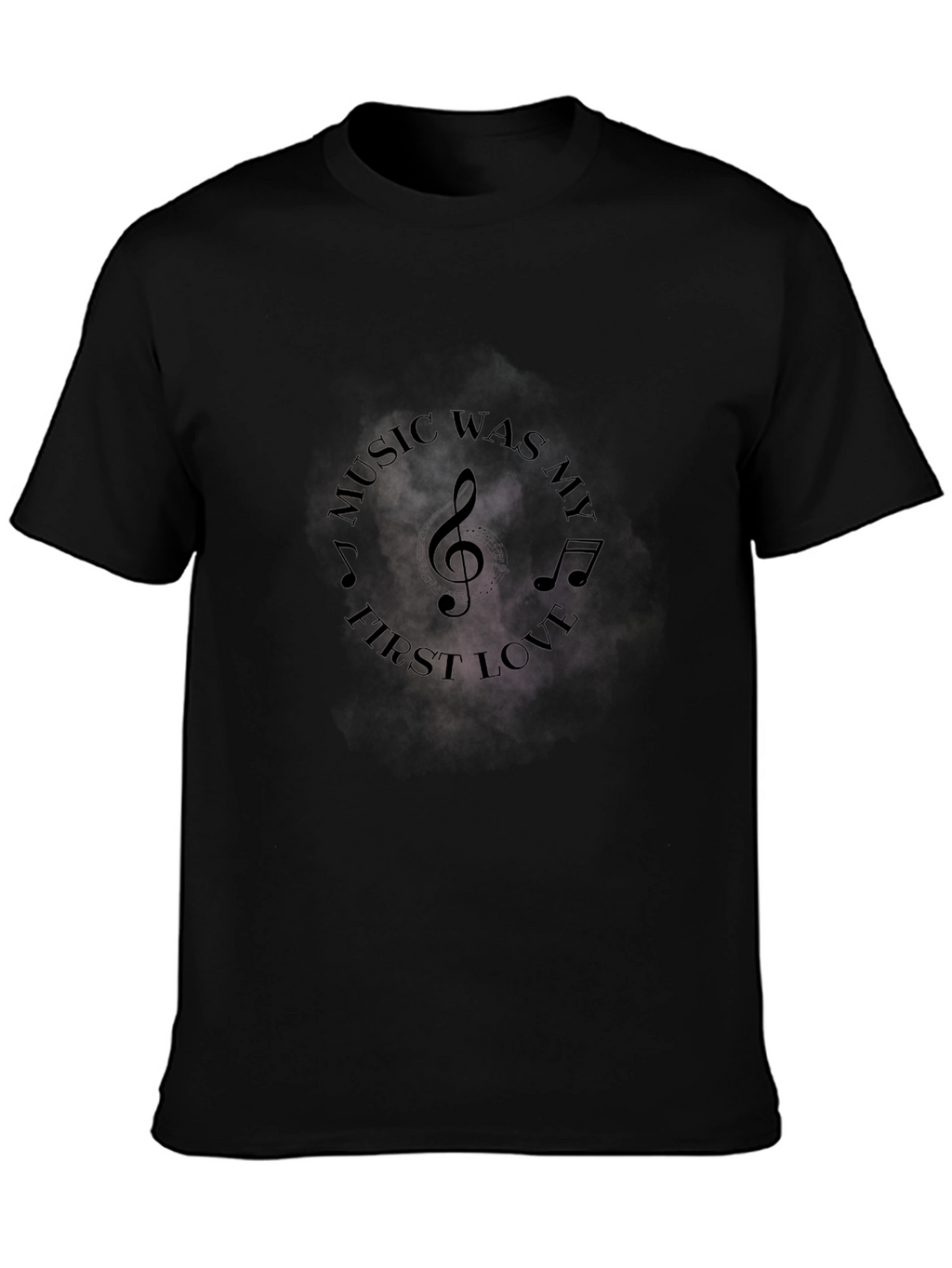 Music is My First Love - Black T-Shirt