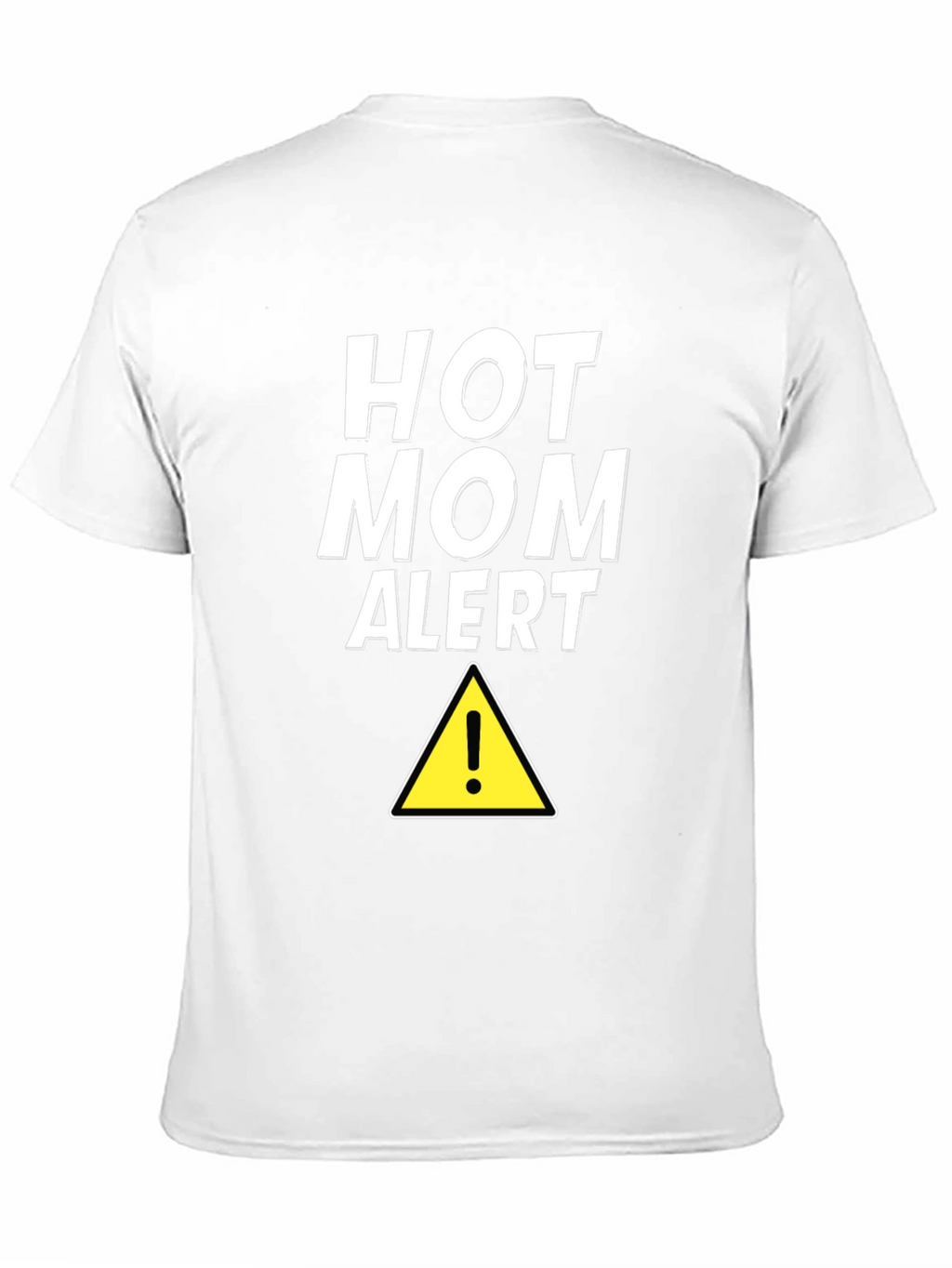Hot Mom Alert Graphic Tee - Black