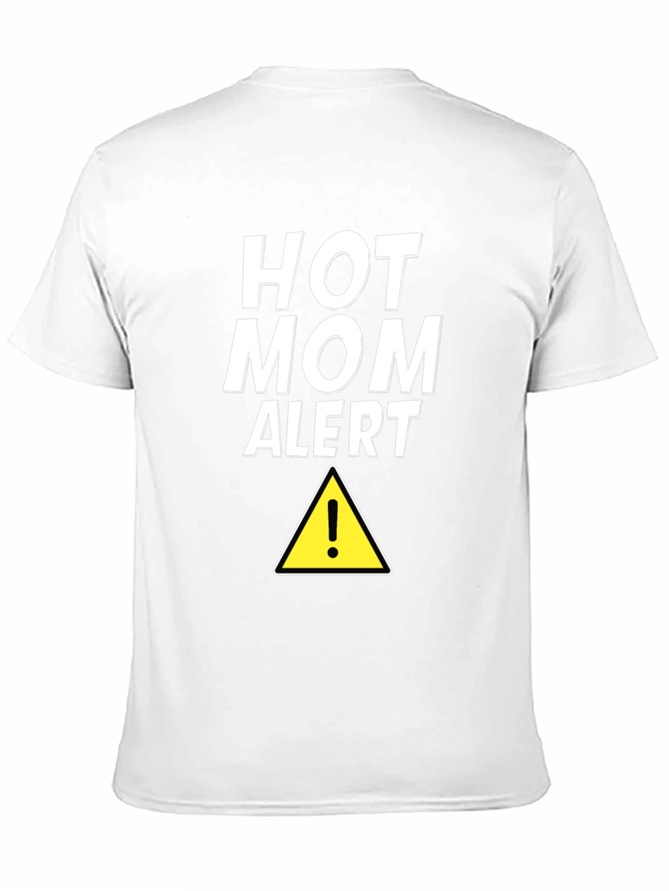 Hot Mom Alert Graphic Tee - Black