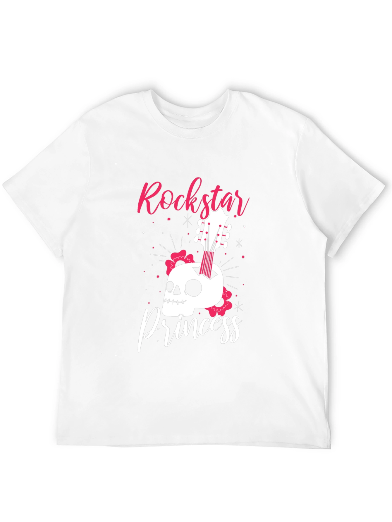 Rockstar Princess Skull Graphic Tee