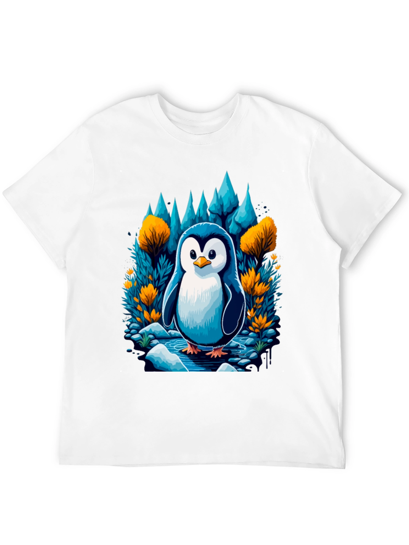 Penguin in Forest T-Shirt