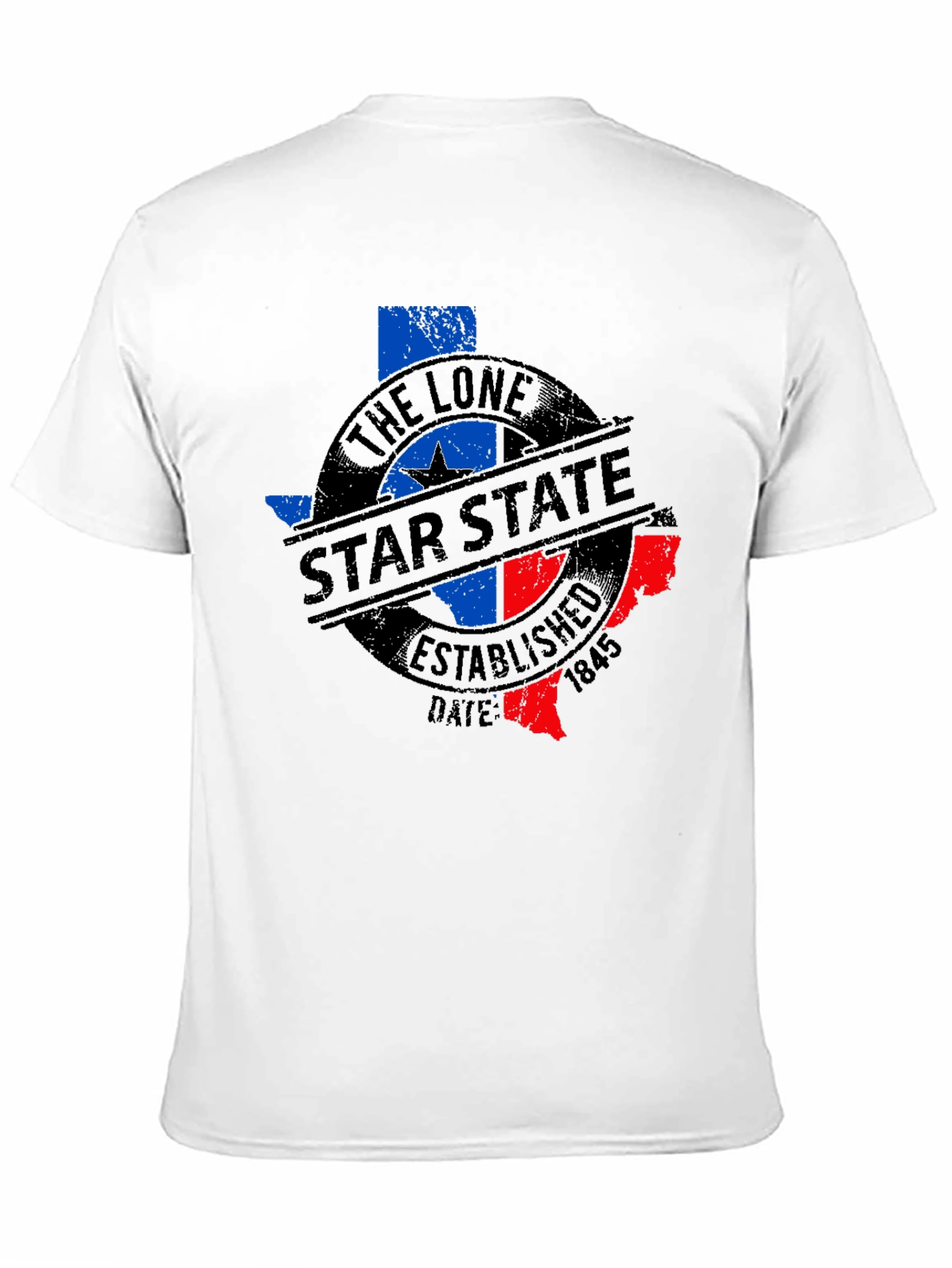 The Lone Star State Texas T-Shirt - Black
