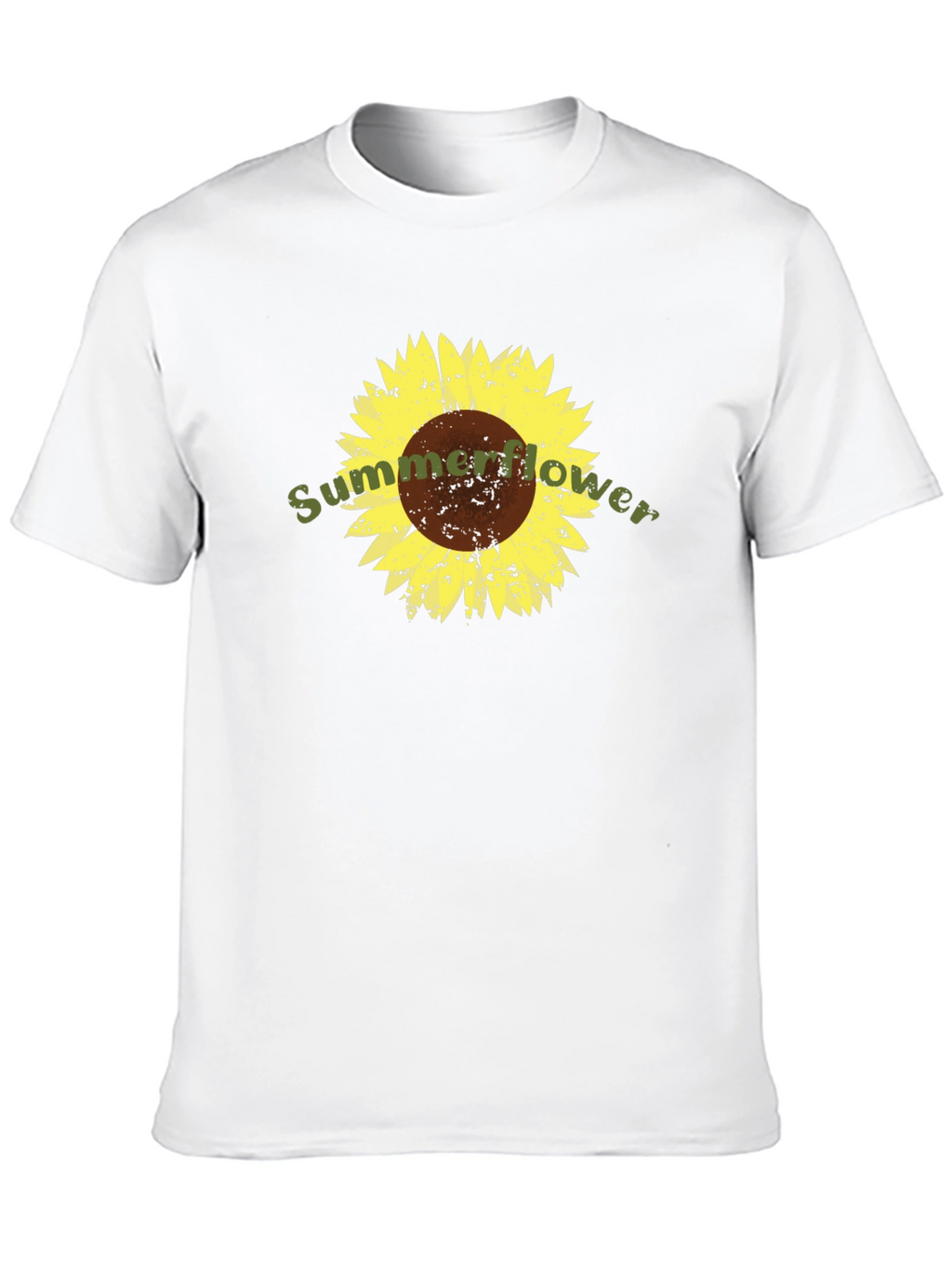 Sunflower Graphic Tee - Soft Black Cotton T-Shirt