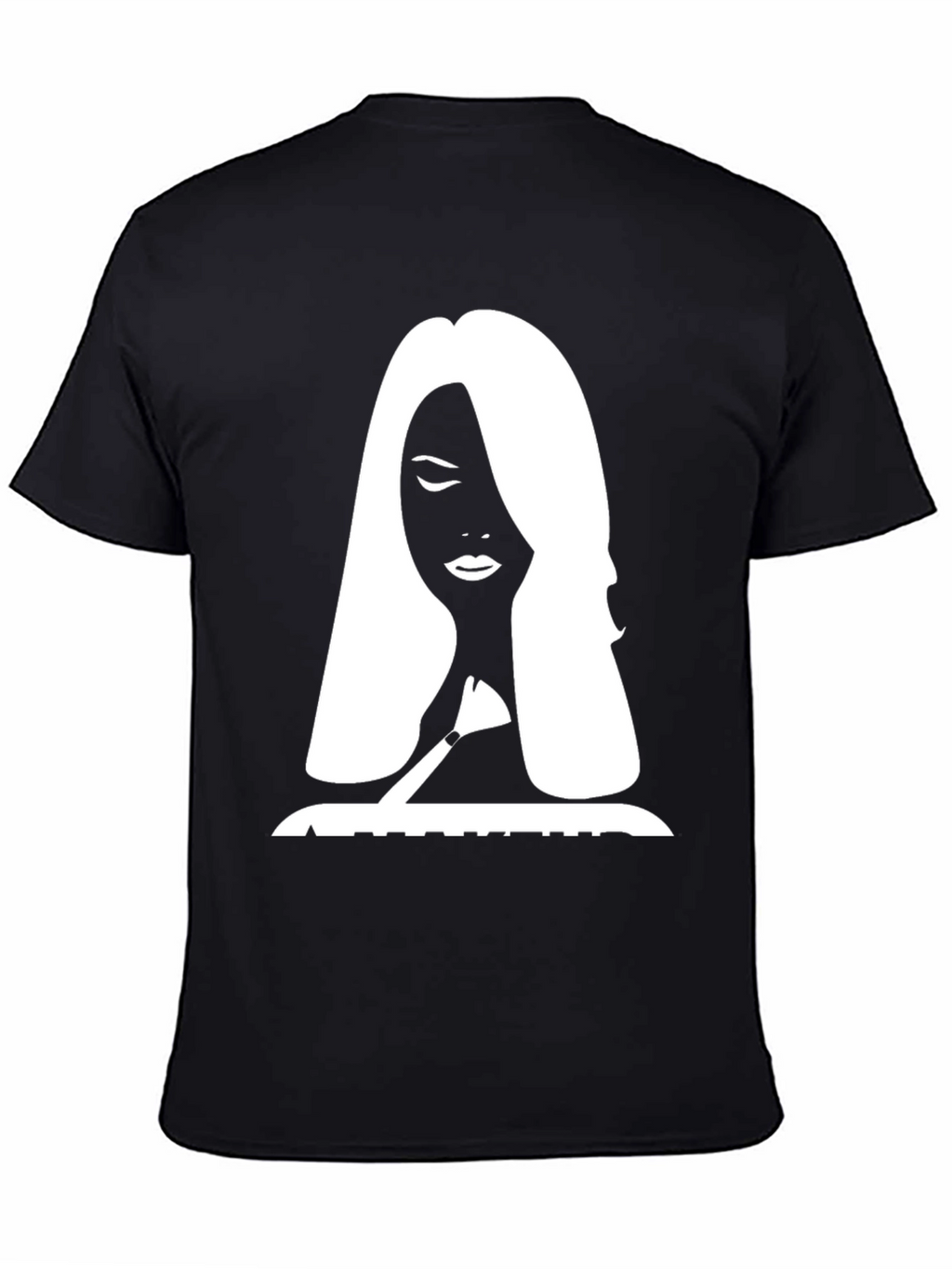 Silhouette Graphic Print Tee - Stylish Black T-Shirt
