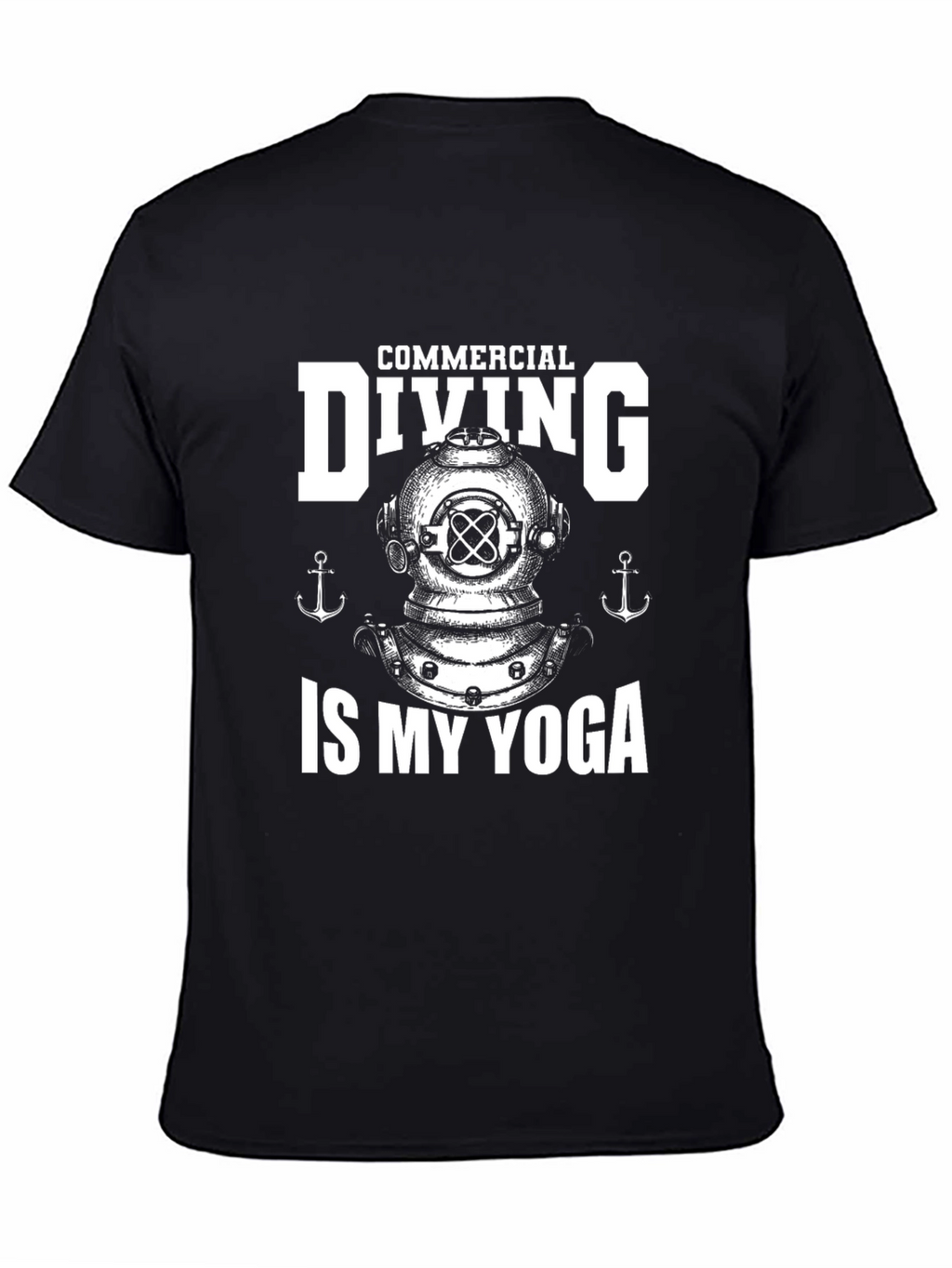 Commercial Diving Yoga Graphic Tee