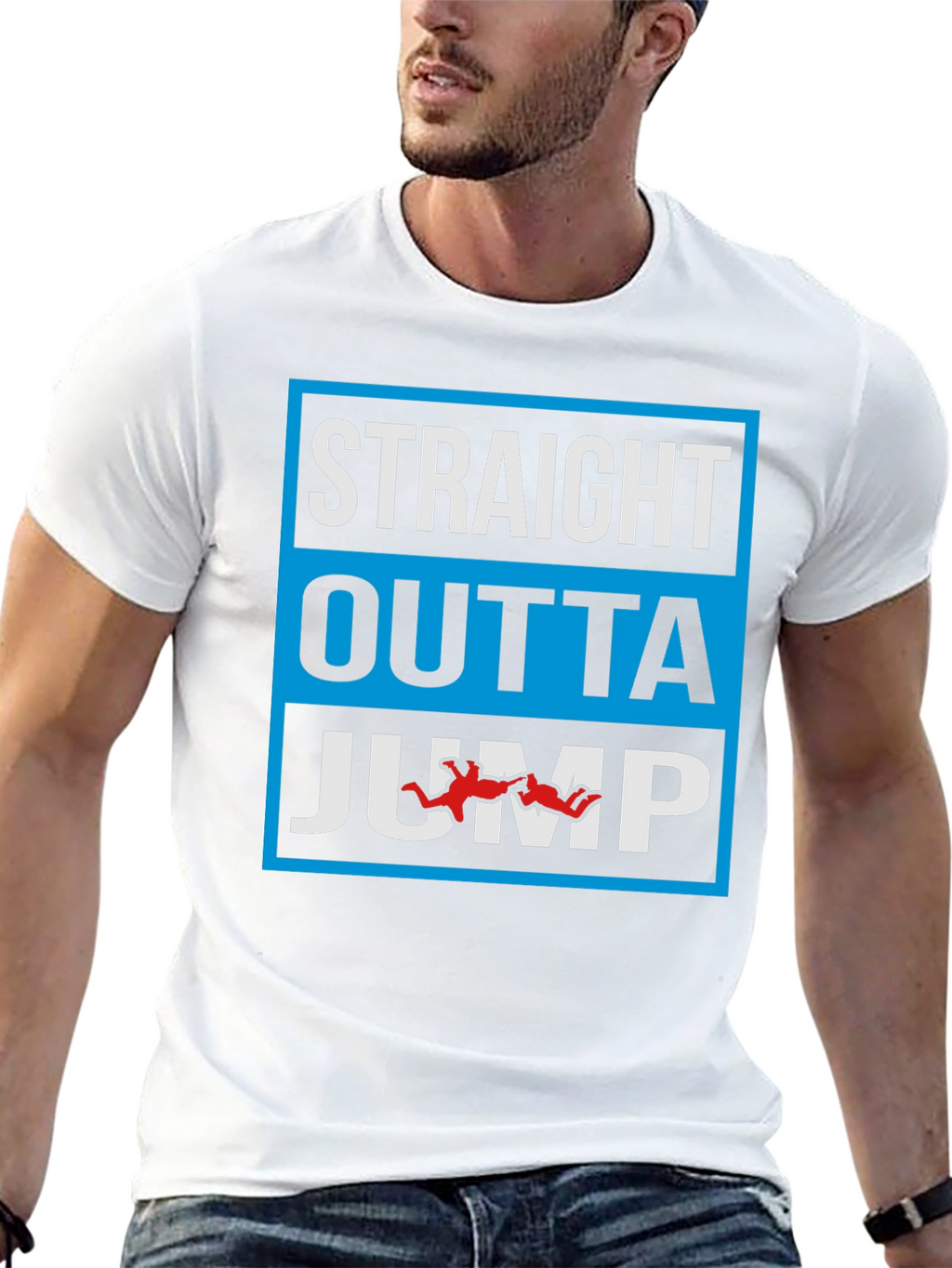 Straight Outta Jump Black T-Shirt