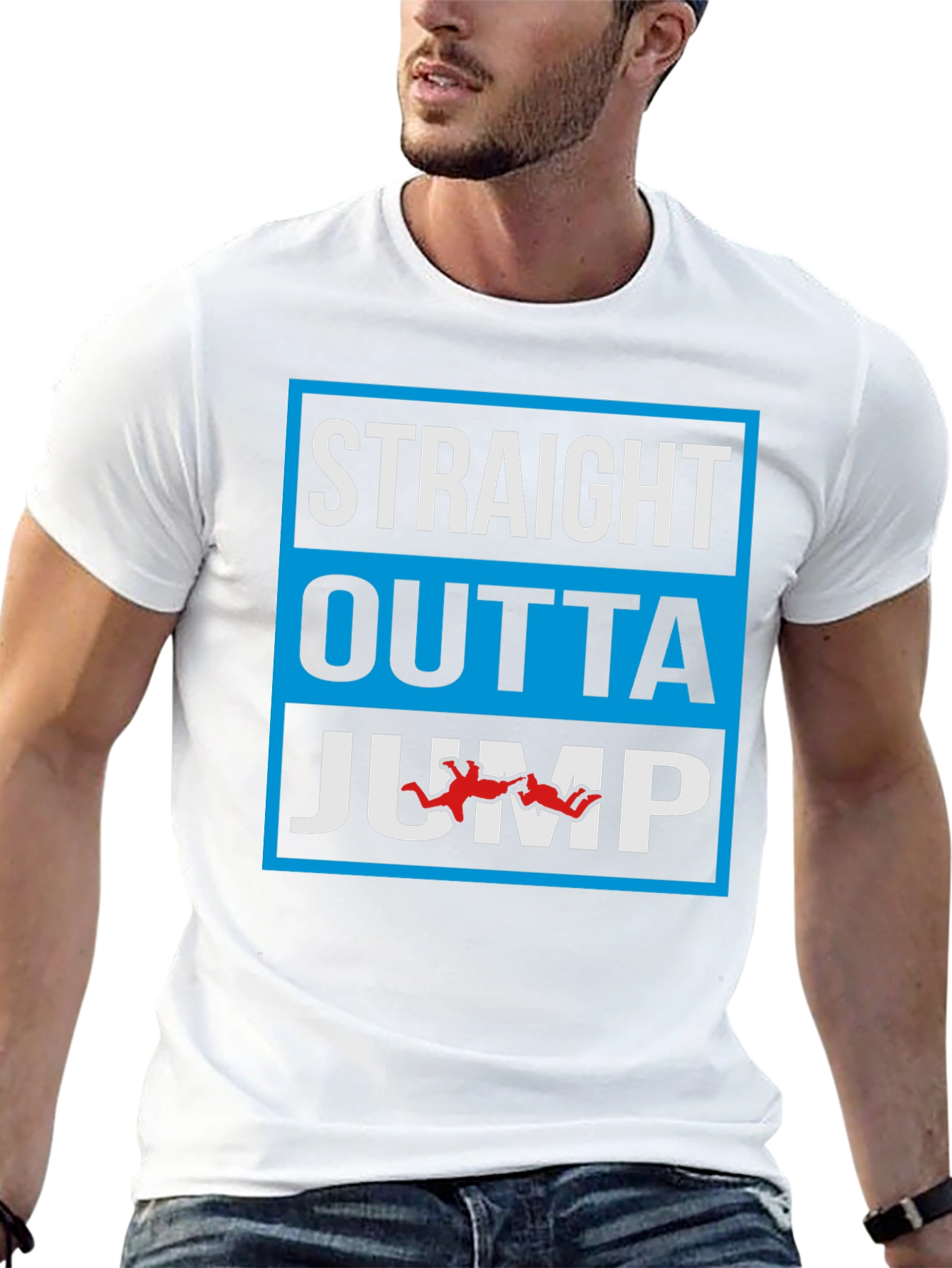 Straight Outta Jump Black T-Shirt