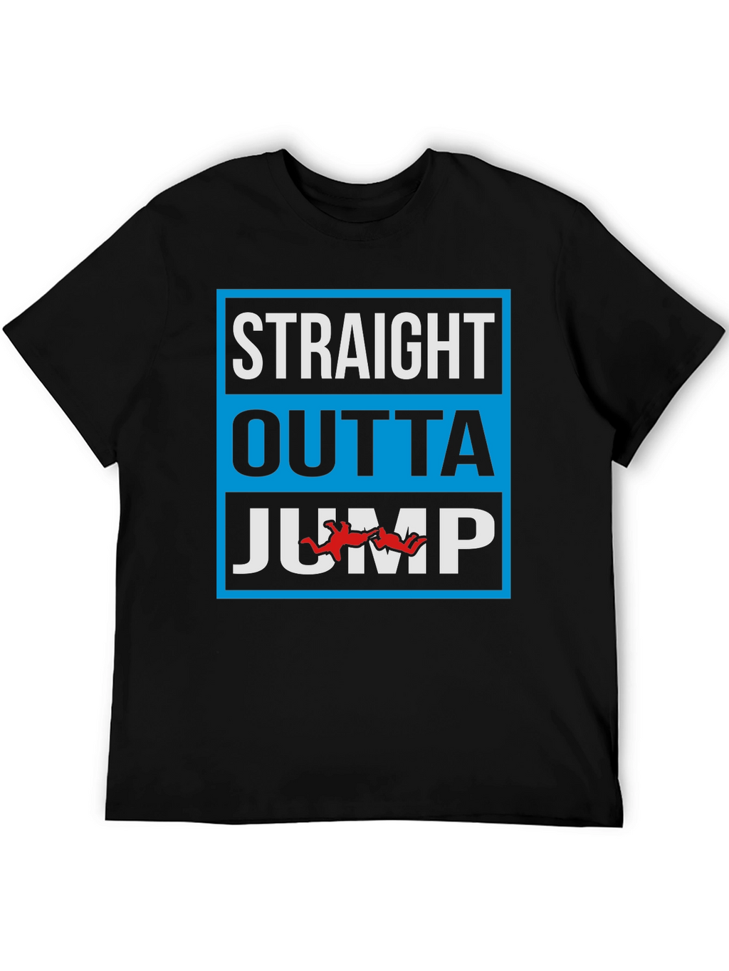 Straight Outta Jump Black T-Shirt