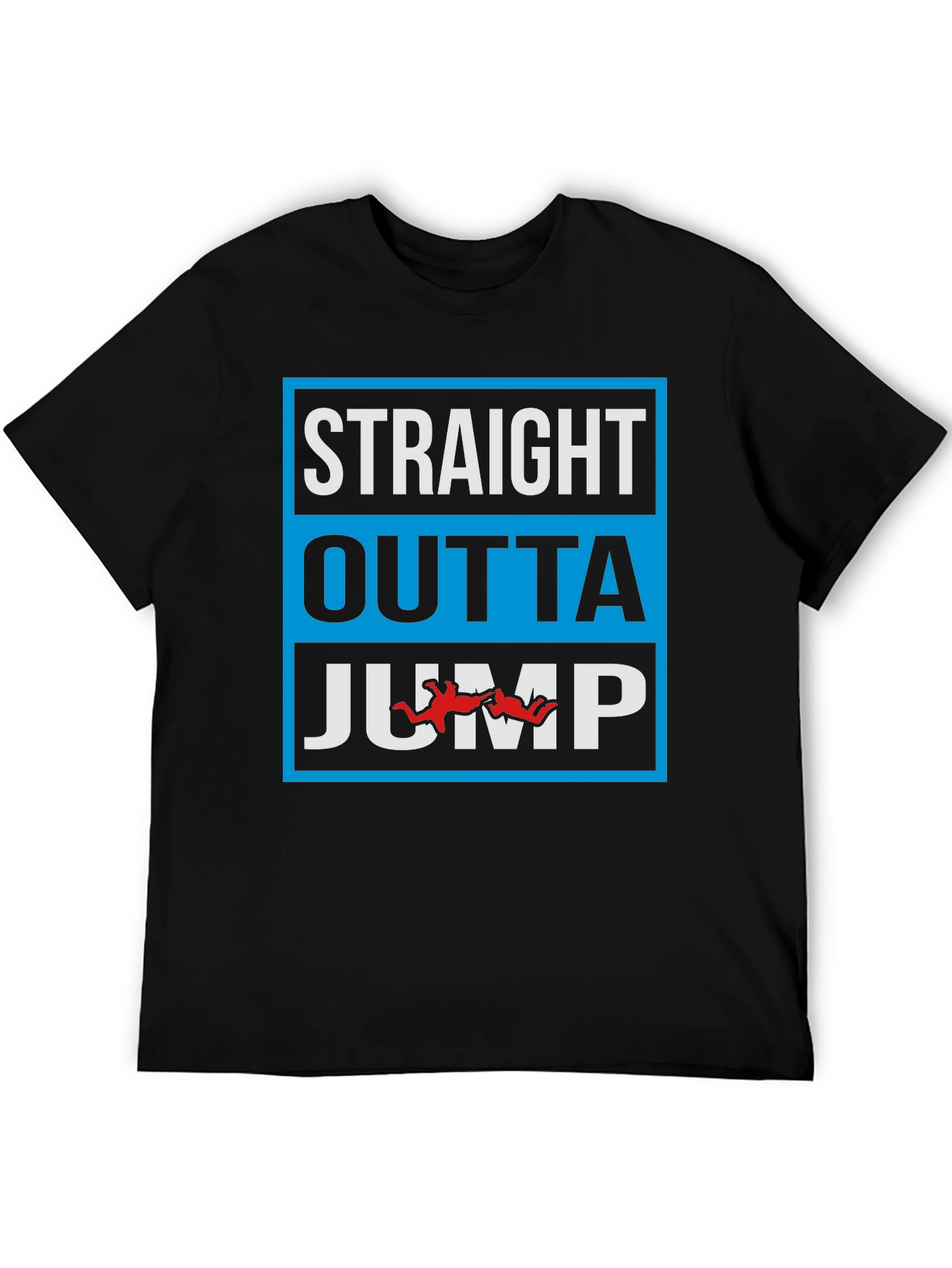 Straight Outta Jump Black T-Shirt