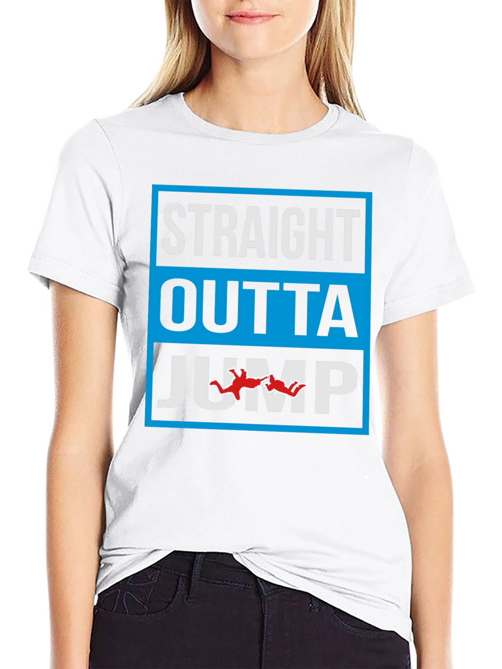 Straight Outta Jump Black T-Shirt