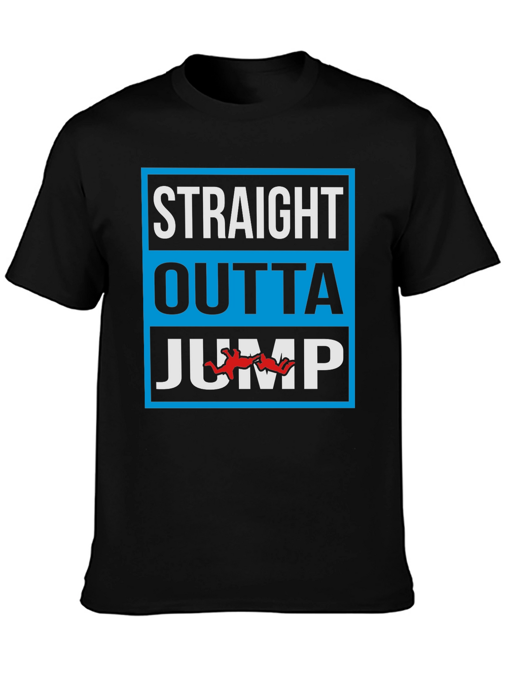 Straight Outta Jump Black T-Shirt