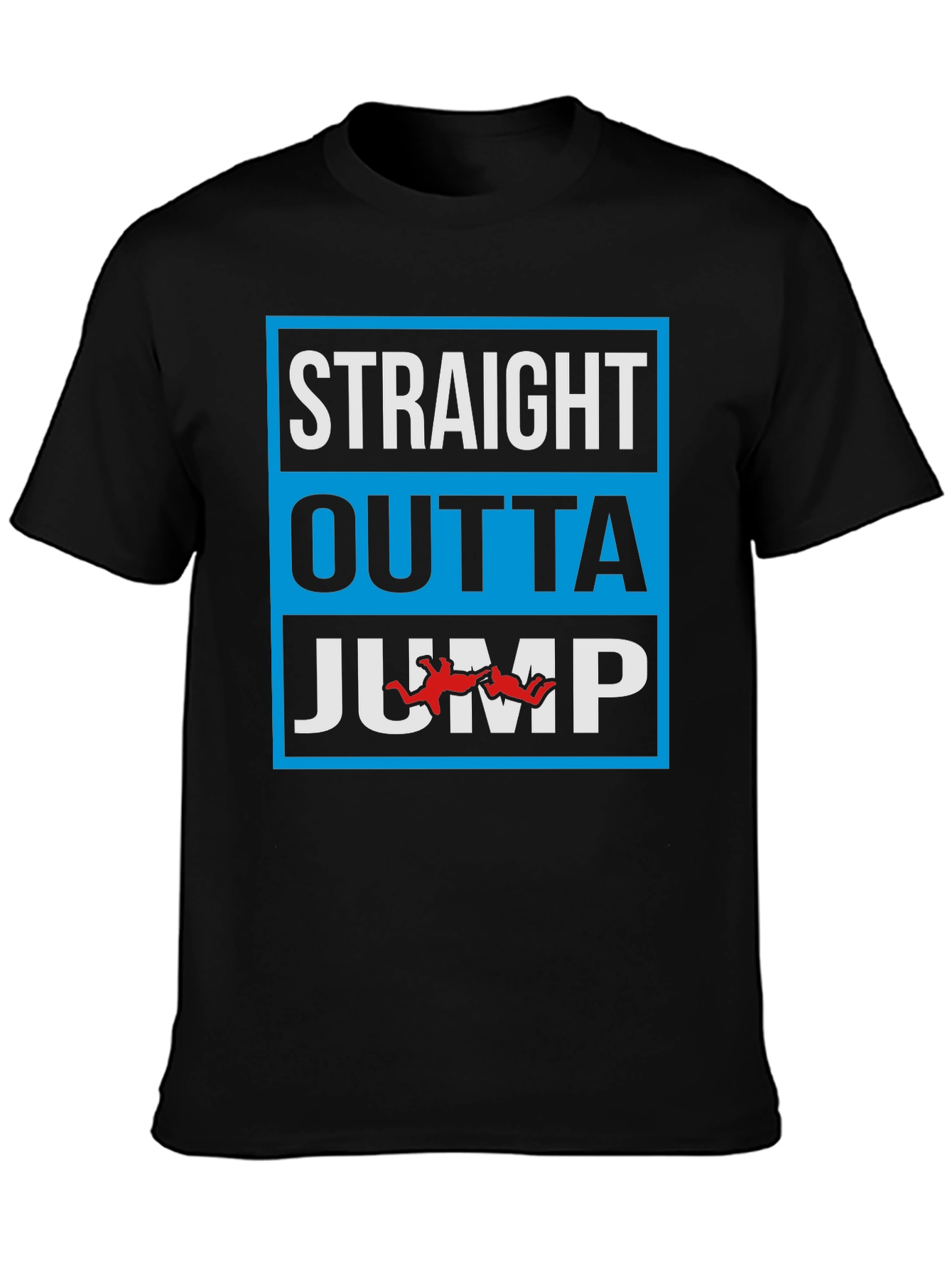 Straight Outta Jump Black T-Shirt