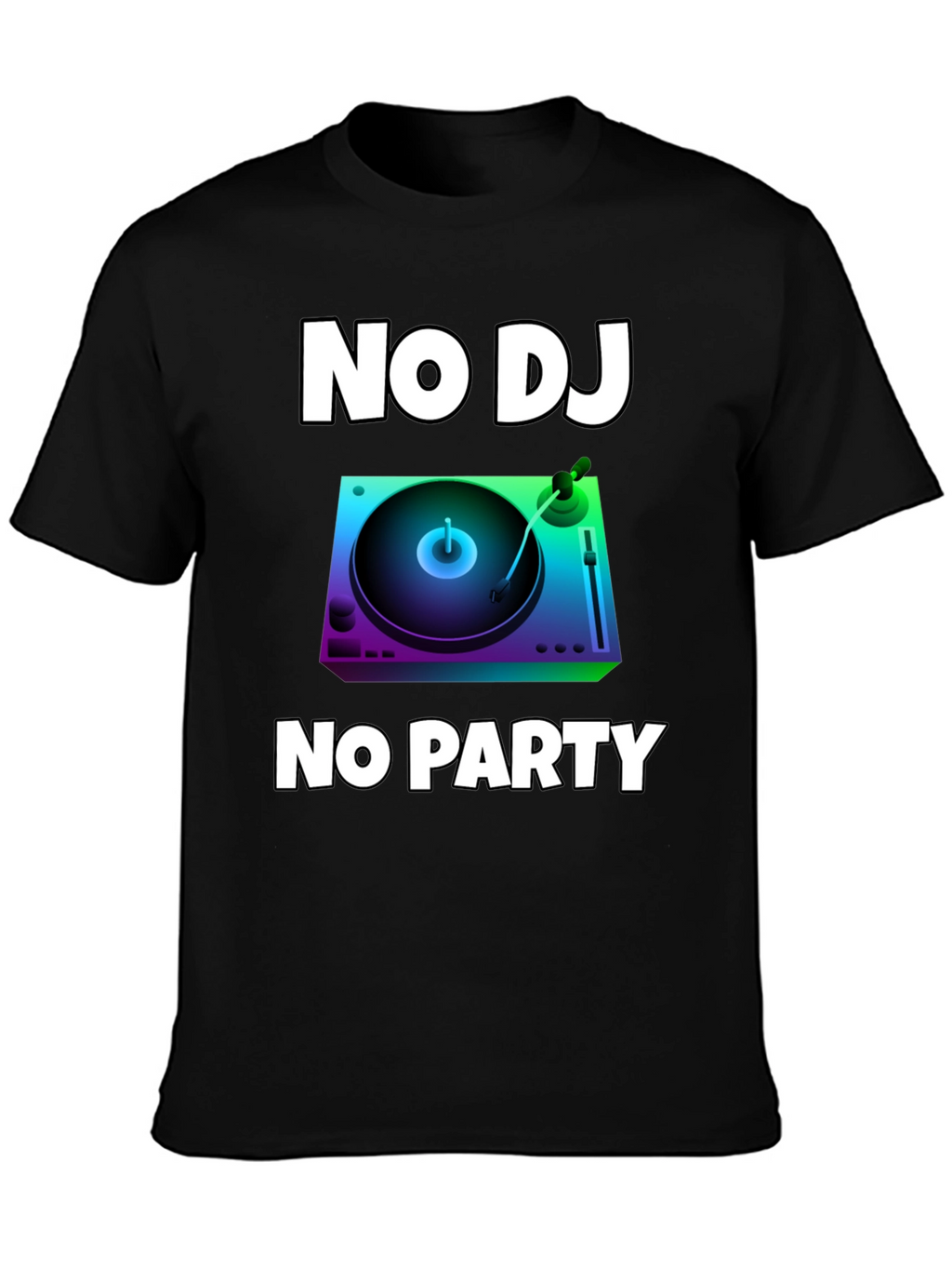 No DJ No Party Graphic T-Shirt