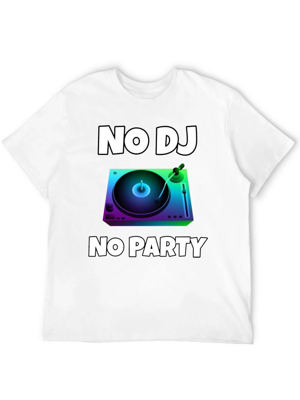 No DJ No Party Graphic T-Shirt