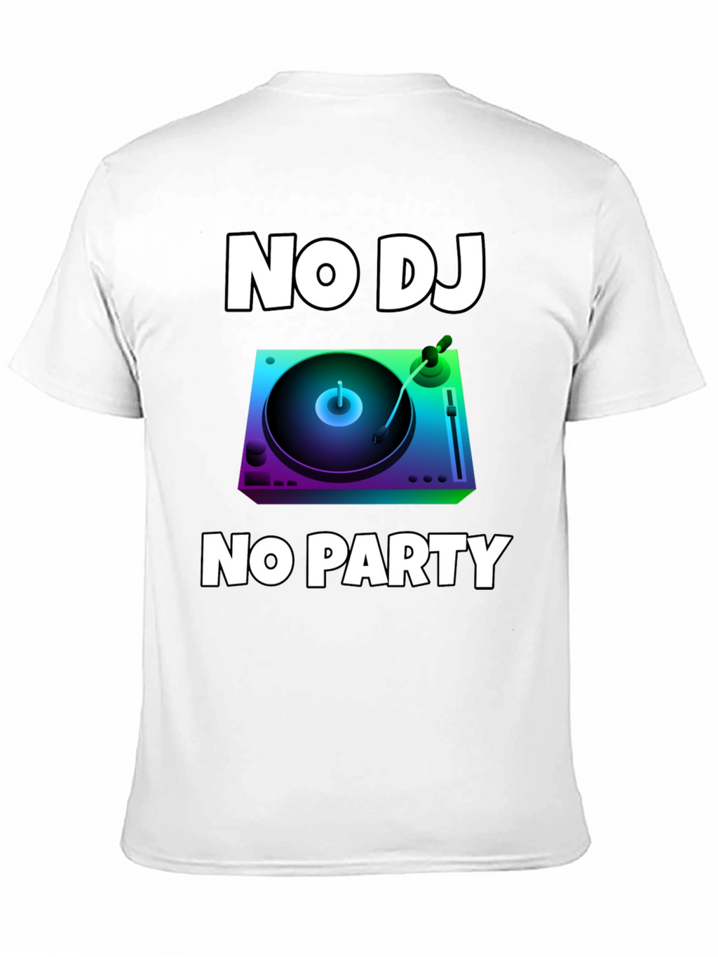 No DJ No Party Graphic T-Shirt