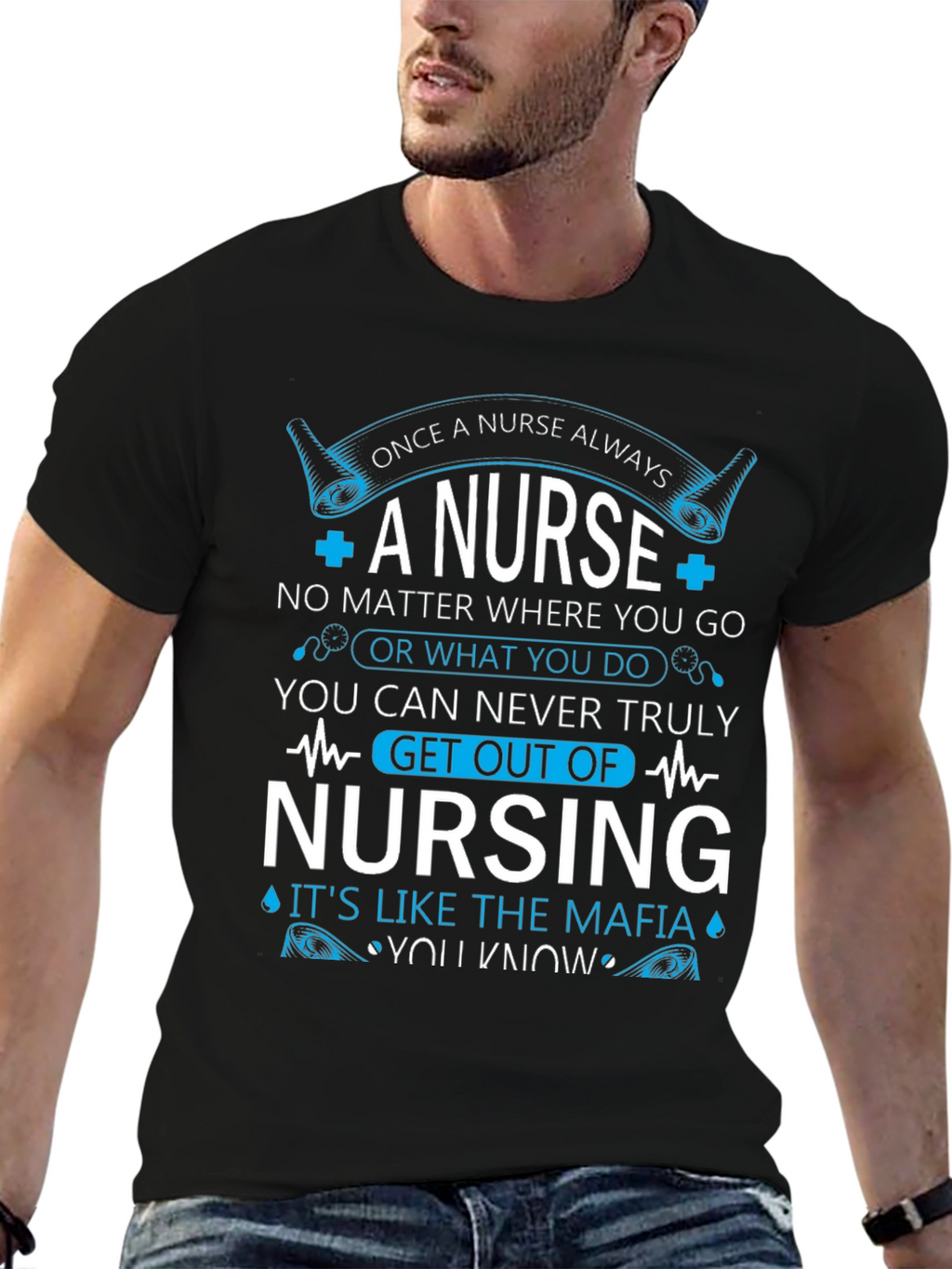 Once A Nurse Always T-Shirt - Nursing Mafia