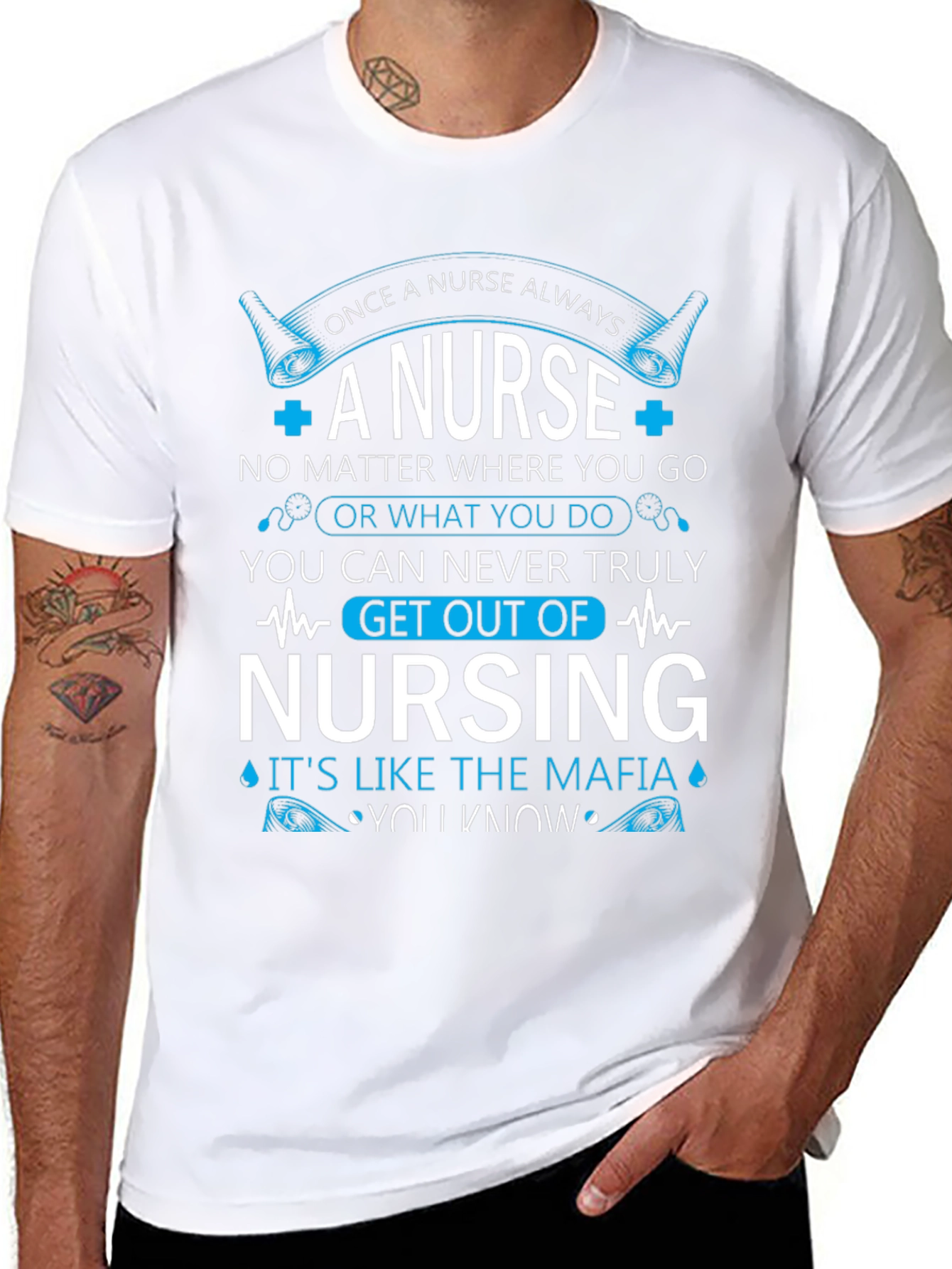 Once A Nurse Always T-Shirt - Nursing Mafia