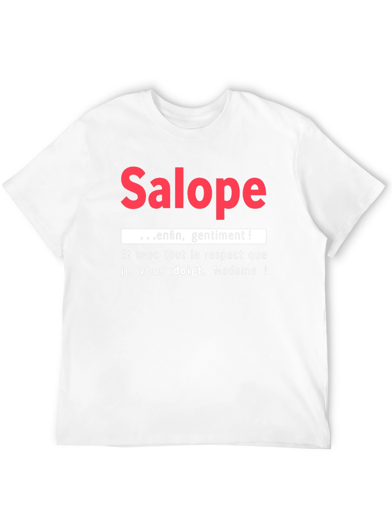 Salope Slogan Graphic Tee
