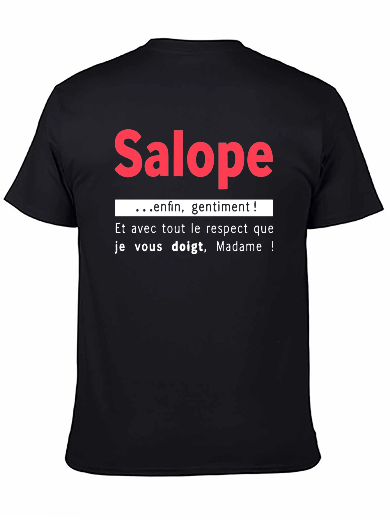 Salope Slogan Graphic Tee