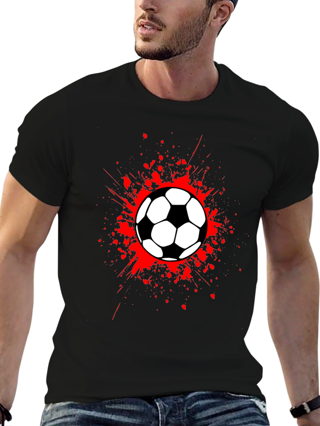 Soccer Ball Splatter T-Shirt