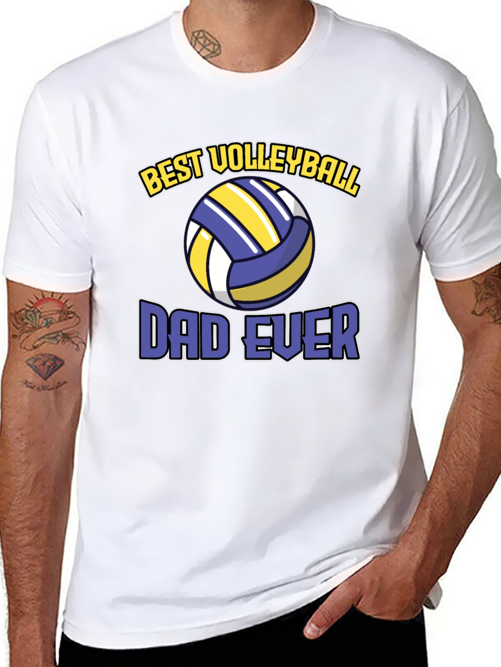 Best Volleyball Dad Ever T-Shirt