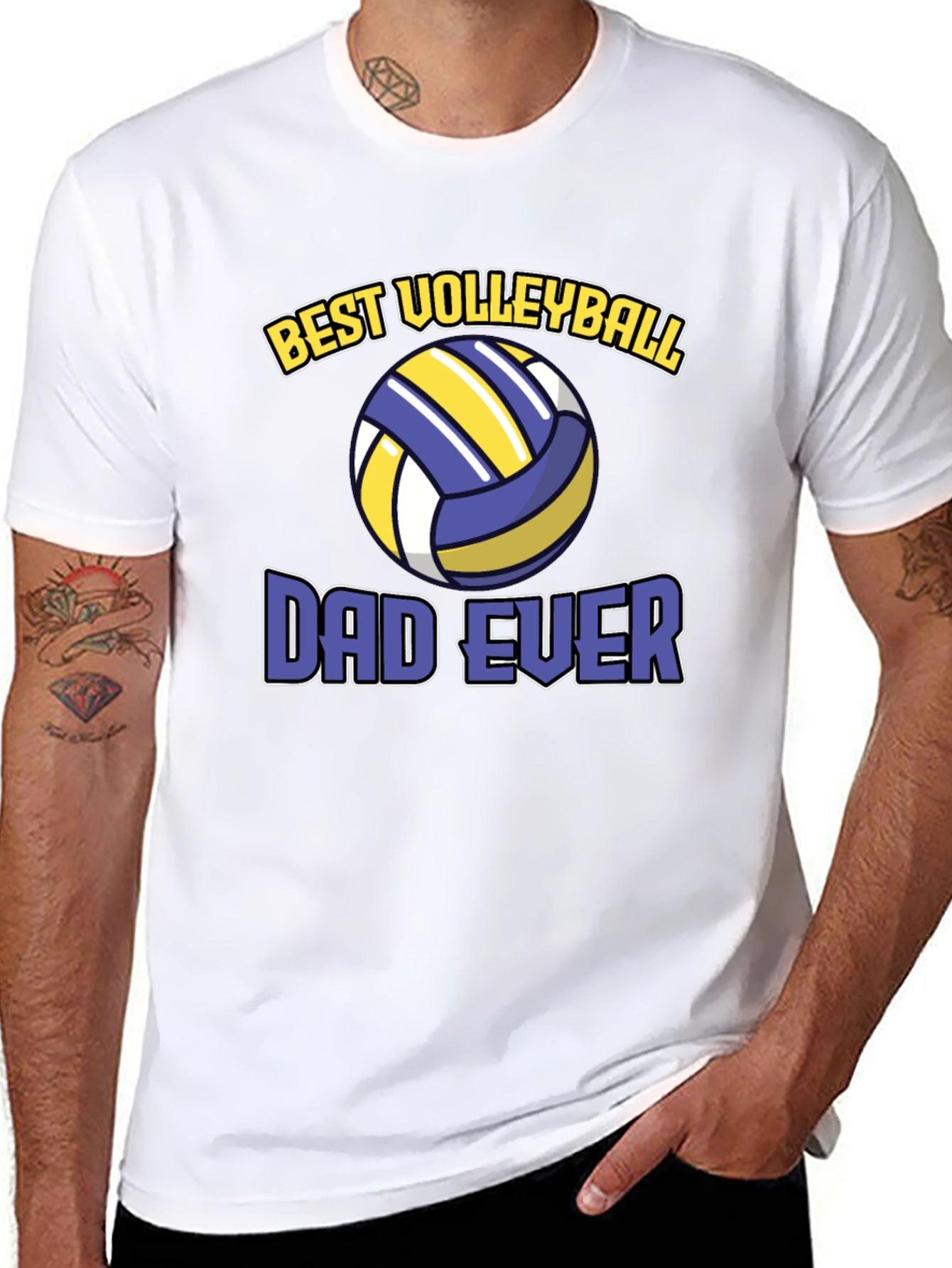 Best Volleyball Dad Ever T-Shirt