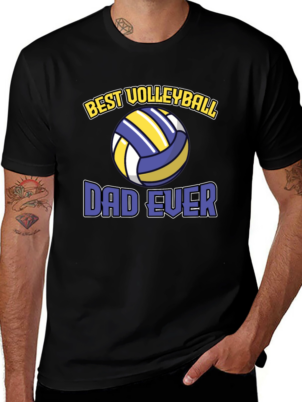 Best Volleyball Dad Ever T-Shirt