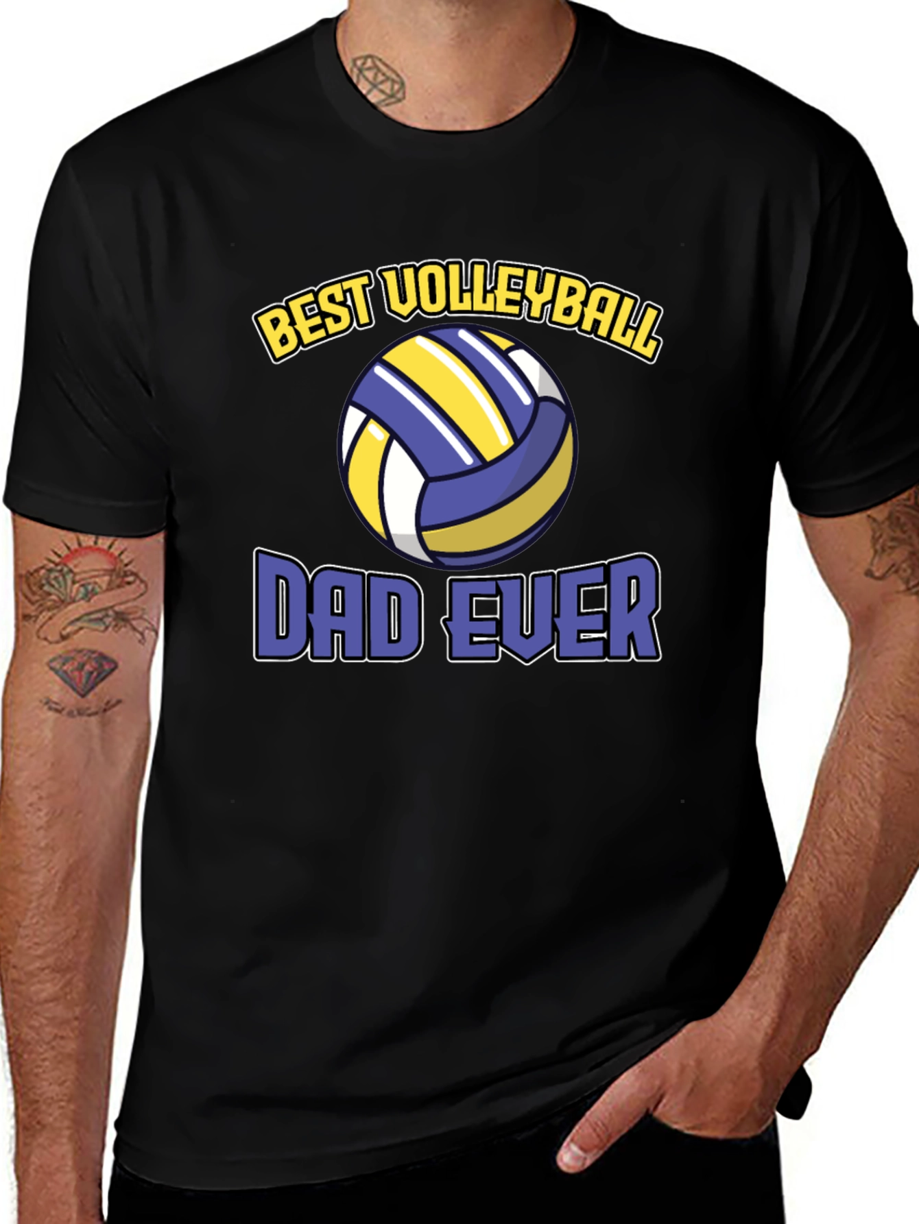 Best Volleyball Dad Ever T-Shirt